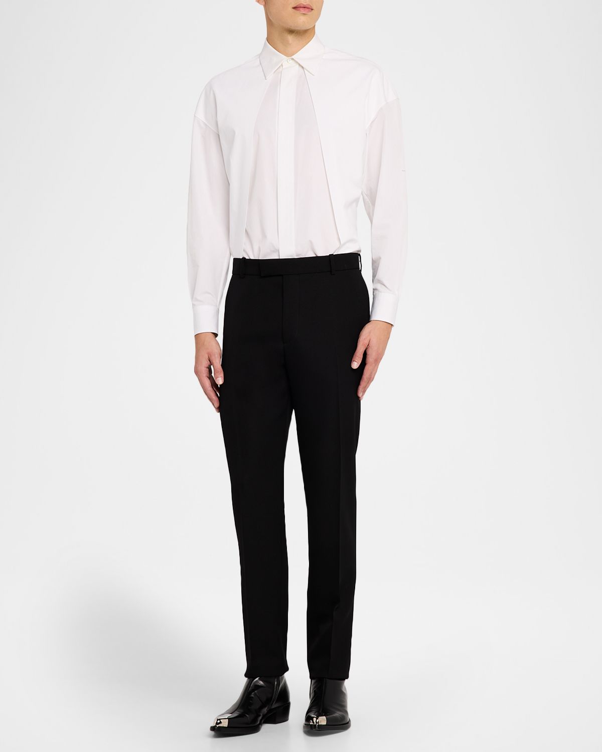 McQueen Men 's Wool Cigarette Pants | Thumbnail 5 McQueen Men 's Wool Cigarette Pants | Thumbnail 5