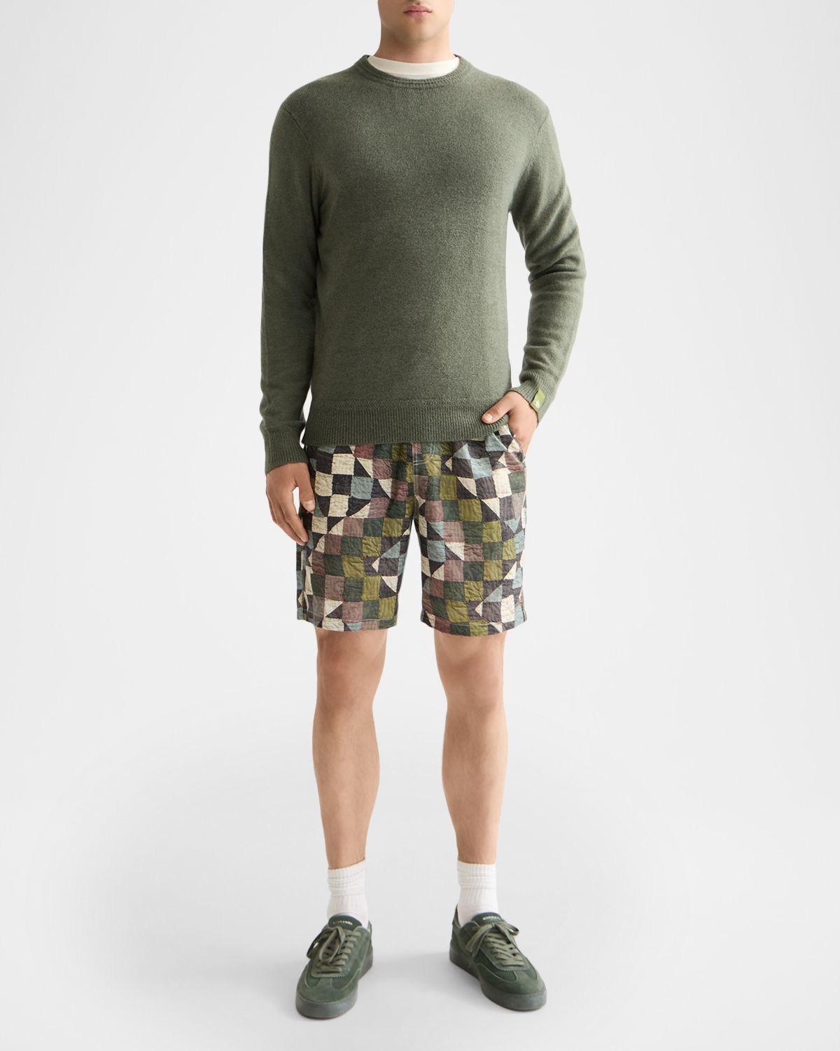 Scotch & Soda Men 's Soft Knit Crewneck Sweater | Thumbnail 4 Scotch & Soda Men 's Soft Knit Crewneck Sweater | Thumbnail 4