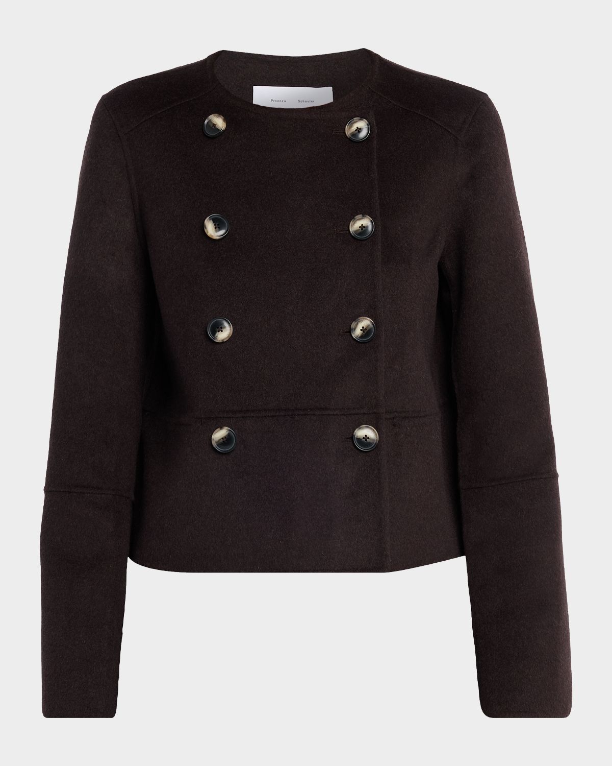 Proenza Schouler White Label Courtney Wool Double-Breasted Jacket