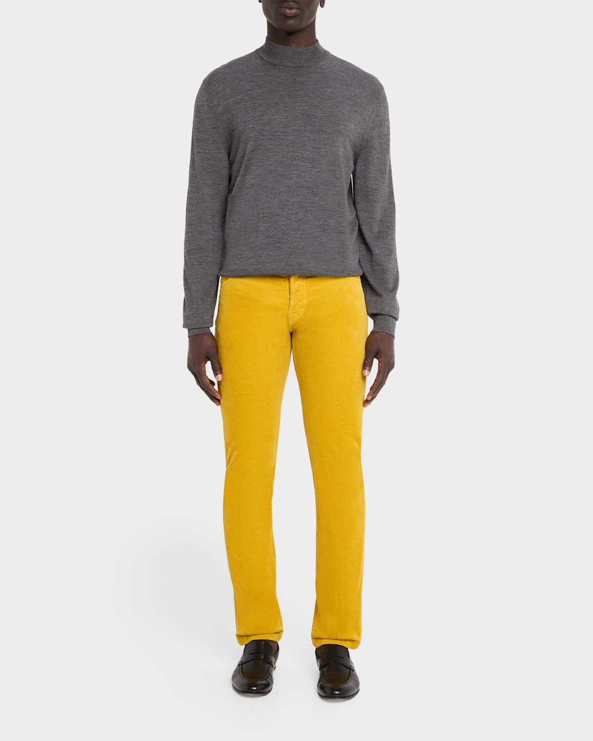 Kiton Men 's Cotton and Cashmere Corduroy Five-Pocket Pants