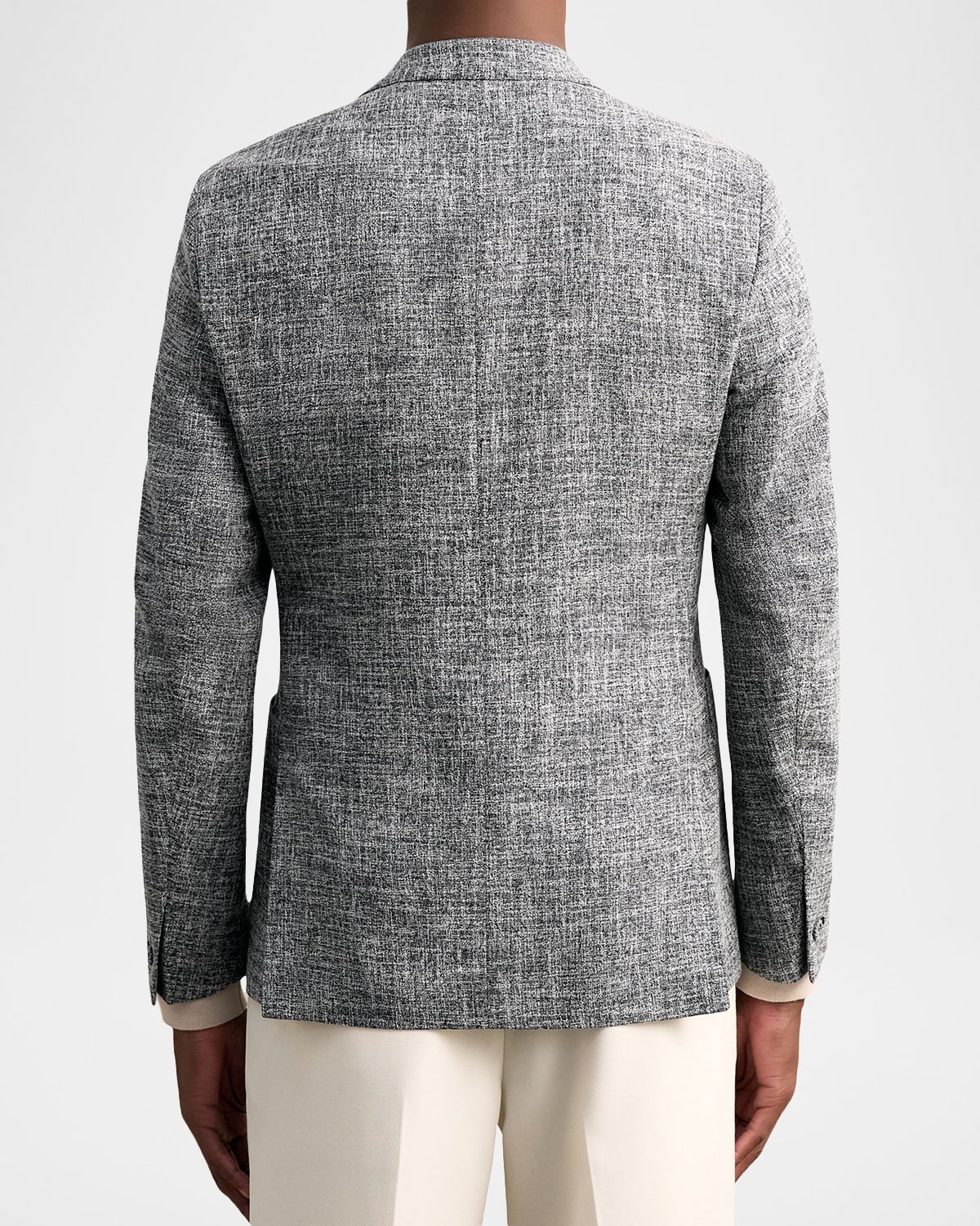 Reiss Men 's Textured Melange Slim-Fit Jacket