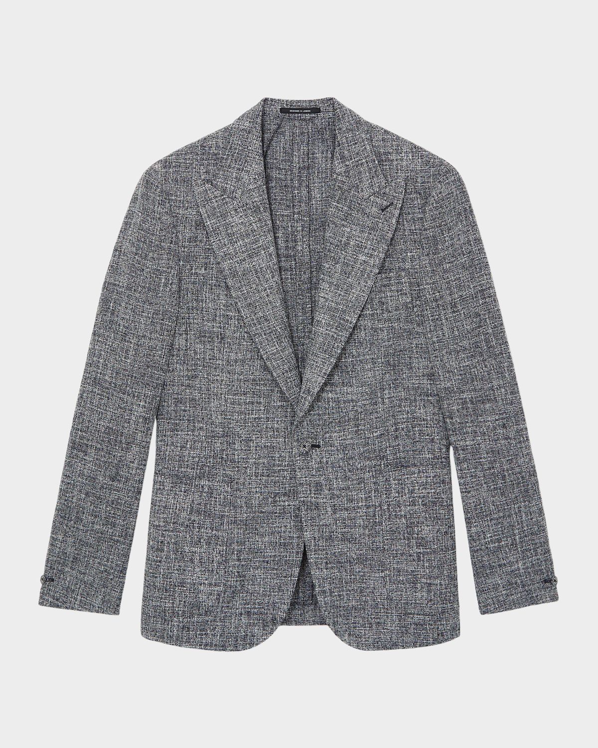 Reiss Men 's Textured Melange Slim-Fit Jacket