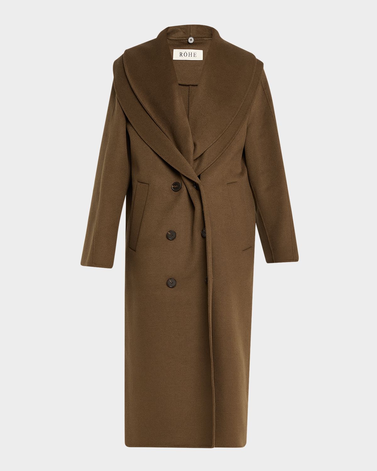 Rohe Double-Face Wool Scarf Coat