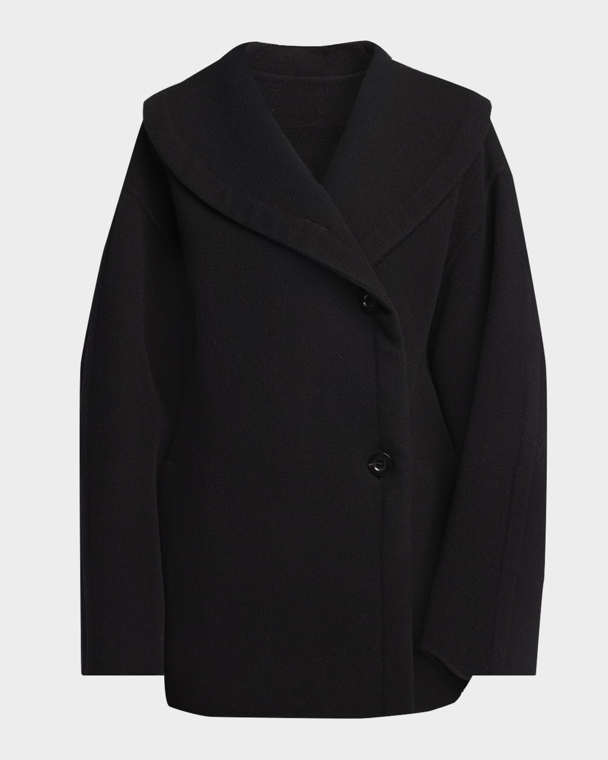 THE ROW Temur Double-Breasted Wool Shawl-Collar Coat | Thumbnail 6 THE ROW Temur Double-Breasted Wool Shawl-Collar Coat | Thumbnail 6