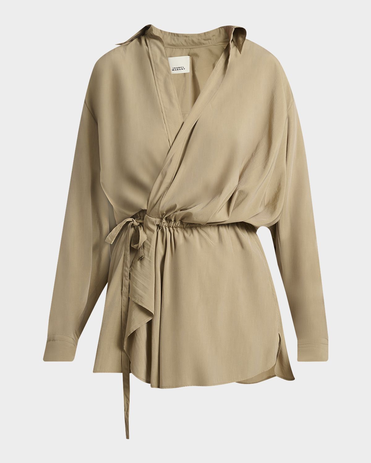 Isabel Marant Keren Oversized Wrap Shirt