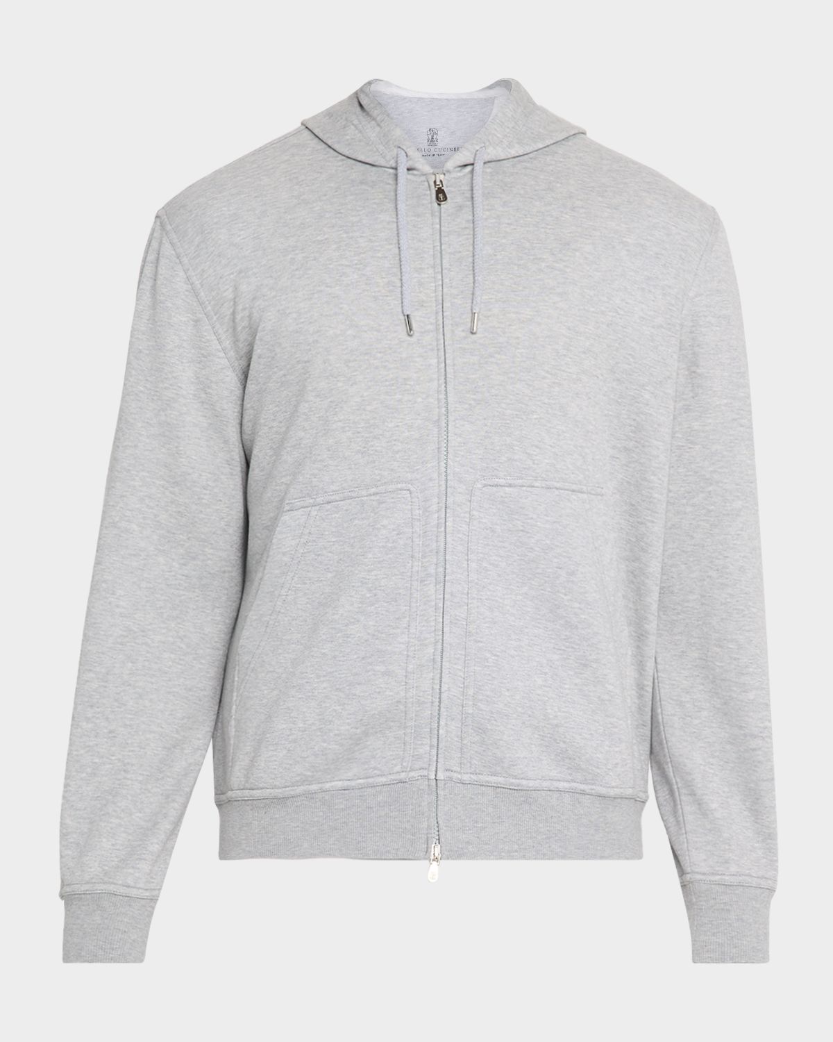 Brunello Cucinelli en 's Cashmere-Blend Hooded Sweatshirt Cardigan | Thumbnail 6 Brunello Cucinelli en 's Cashmere-Blend Hooded Sweatshirt Cardigan | Thumbnail 6