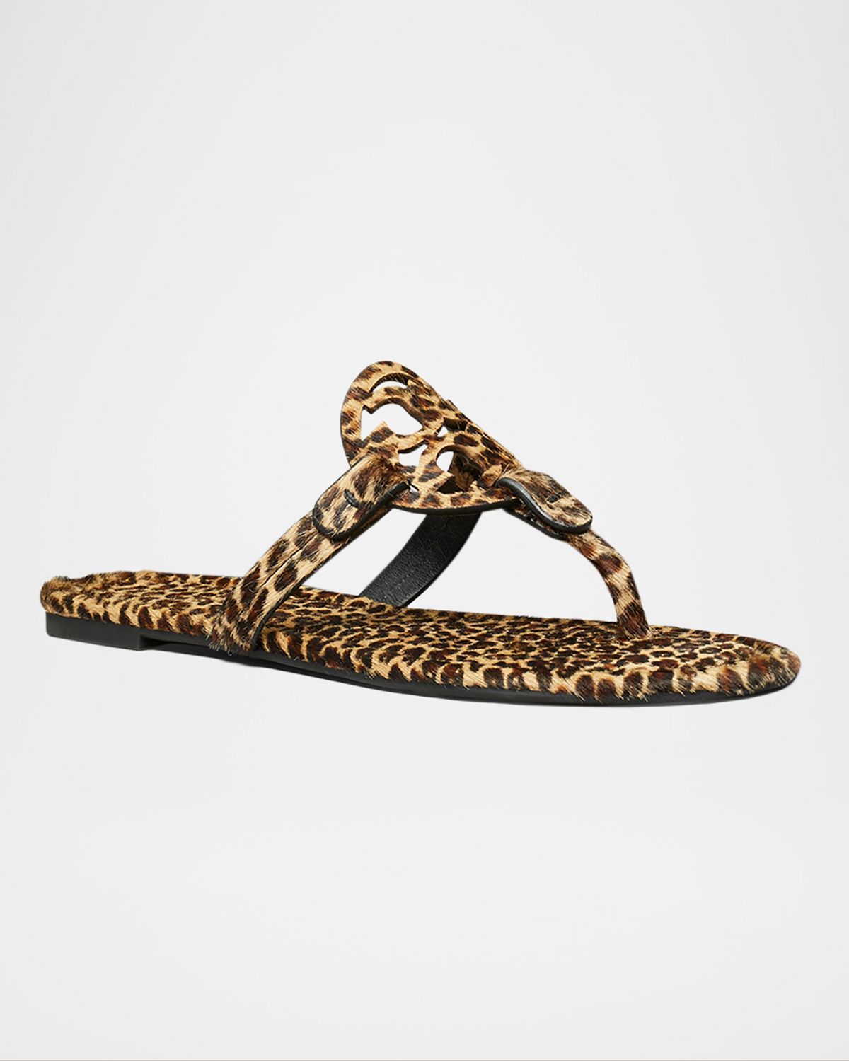 Tory Burch Miller Leopard-Printed Calf Hair Sandals | Thumbnail 5 Tory Burch Miller Leopard-Printed Calf Hair Sandals | Thumbnail 5
