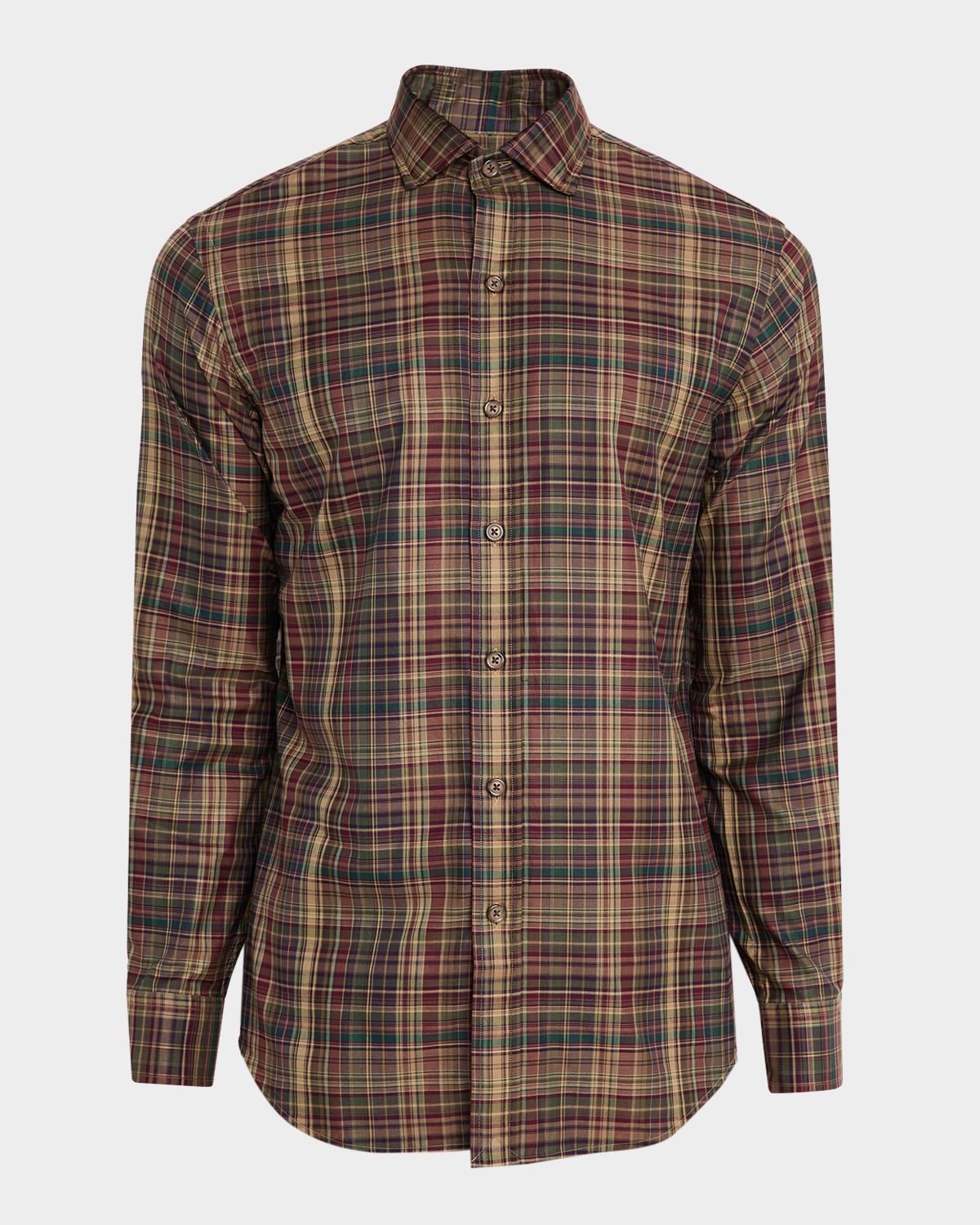 Polo Ralph Lauren Men 's Classic Fit Plaid Twill Button-Down Shirt