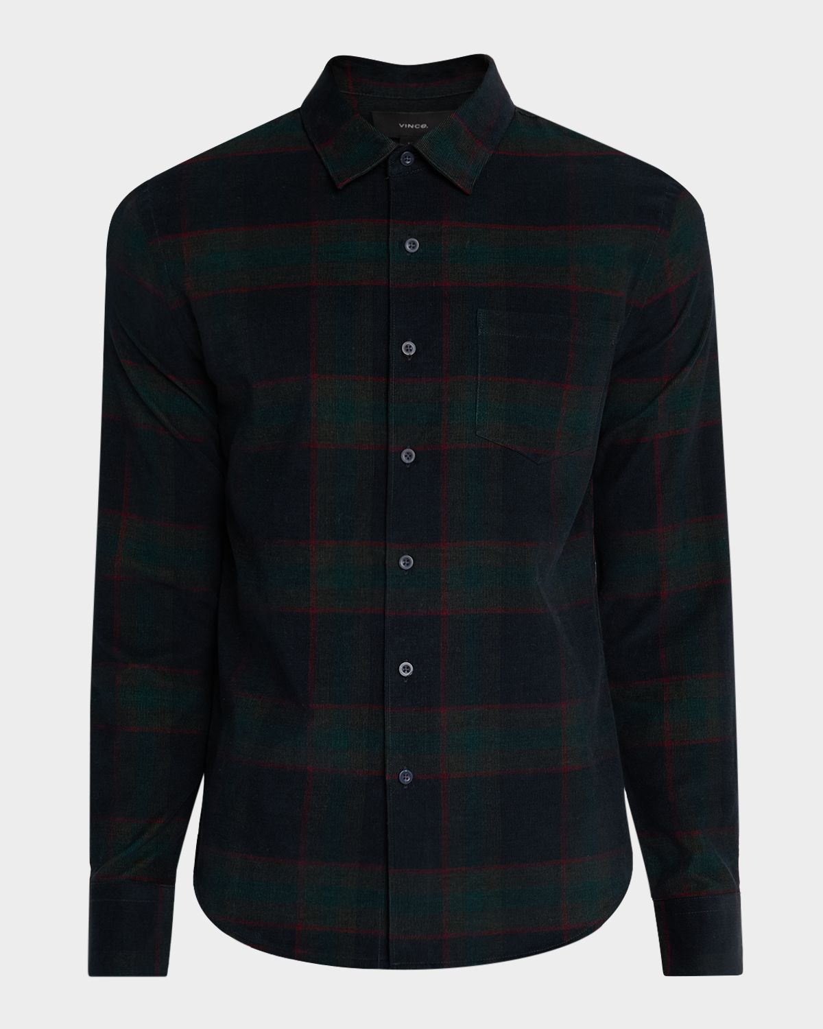 Vince Men 's Holme Plaid Cotton Button-Down Shirt