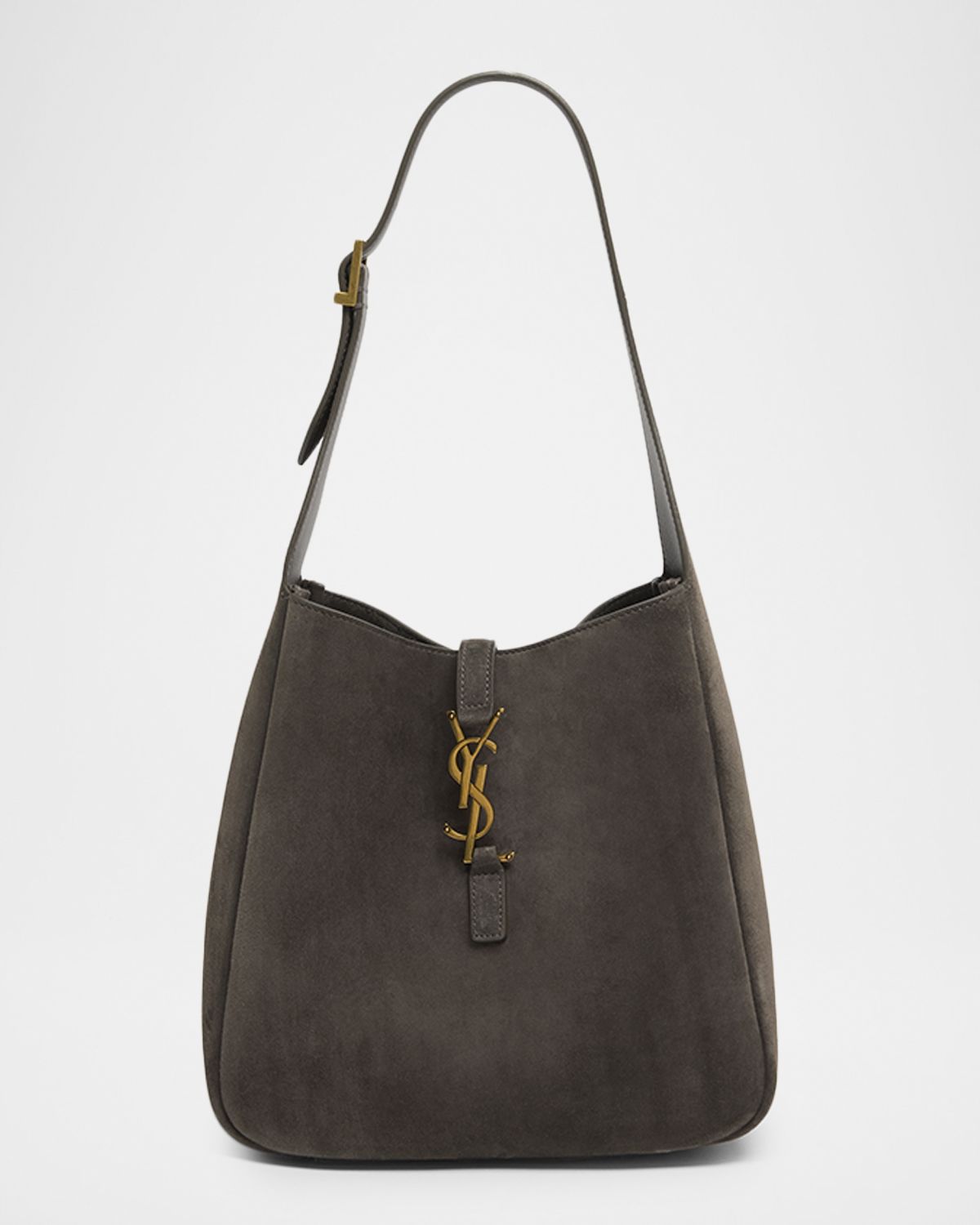 Saint Laurent Le 5 A 7 Small YSL Suede Shoulder Bag