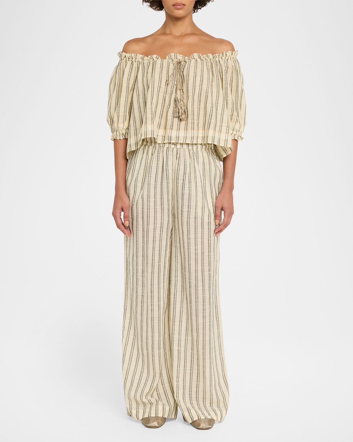 Ulla Johnson Paros Stripe Coverup Top