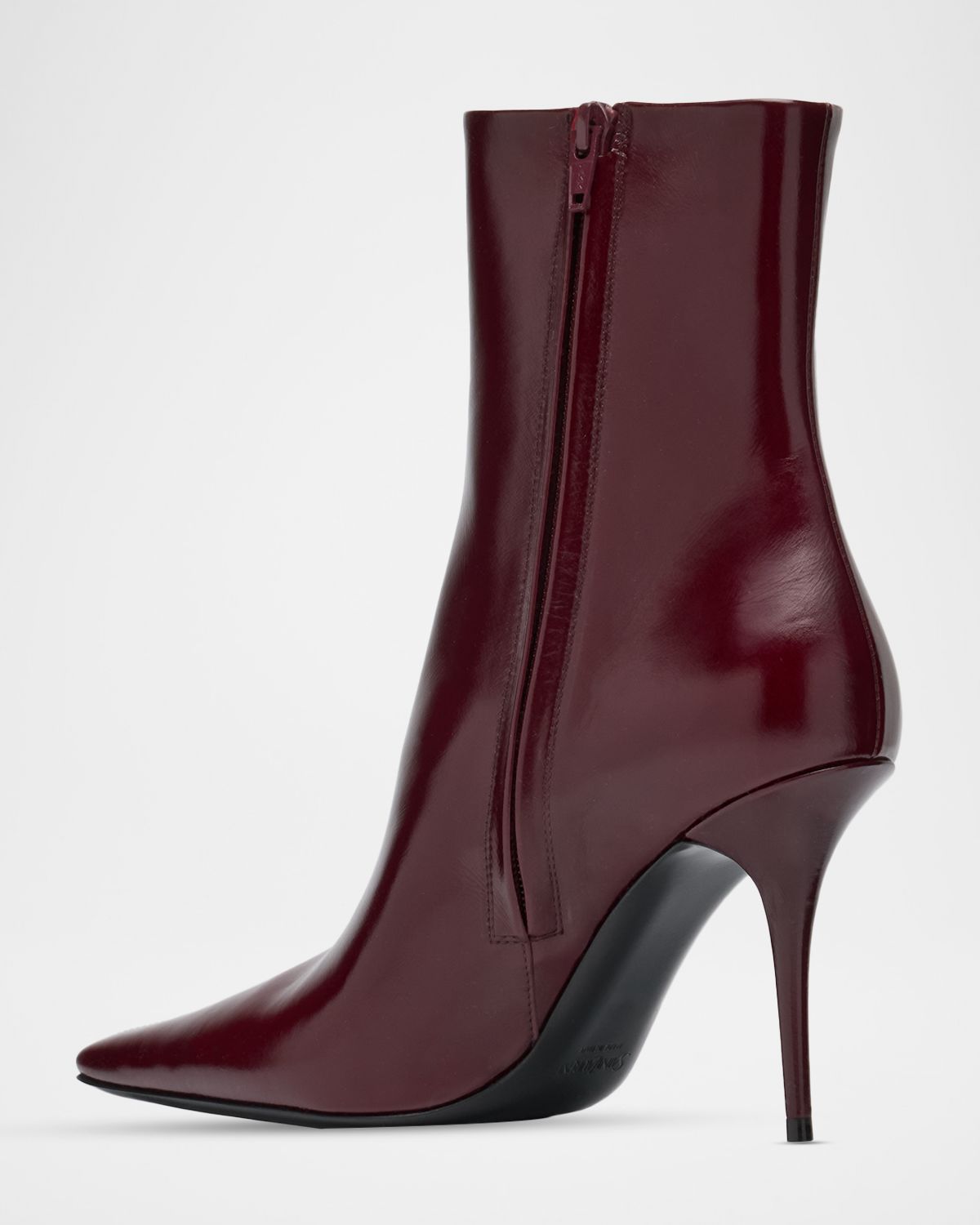 Saint Laurent Ashley Calfskin Stiletto Ankle Booties | Thumbnail 4