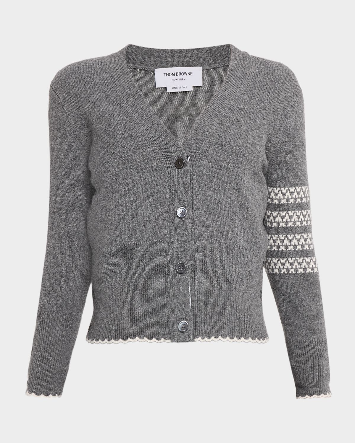 Thom Browne Holiday Hector V-Neck Cardigan