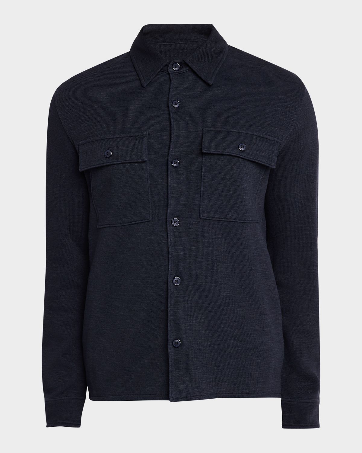 Vince Men 's Double-Slub Cotton-Blend Shirt Jacket