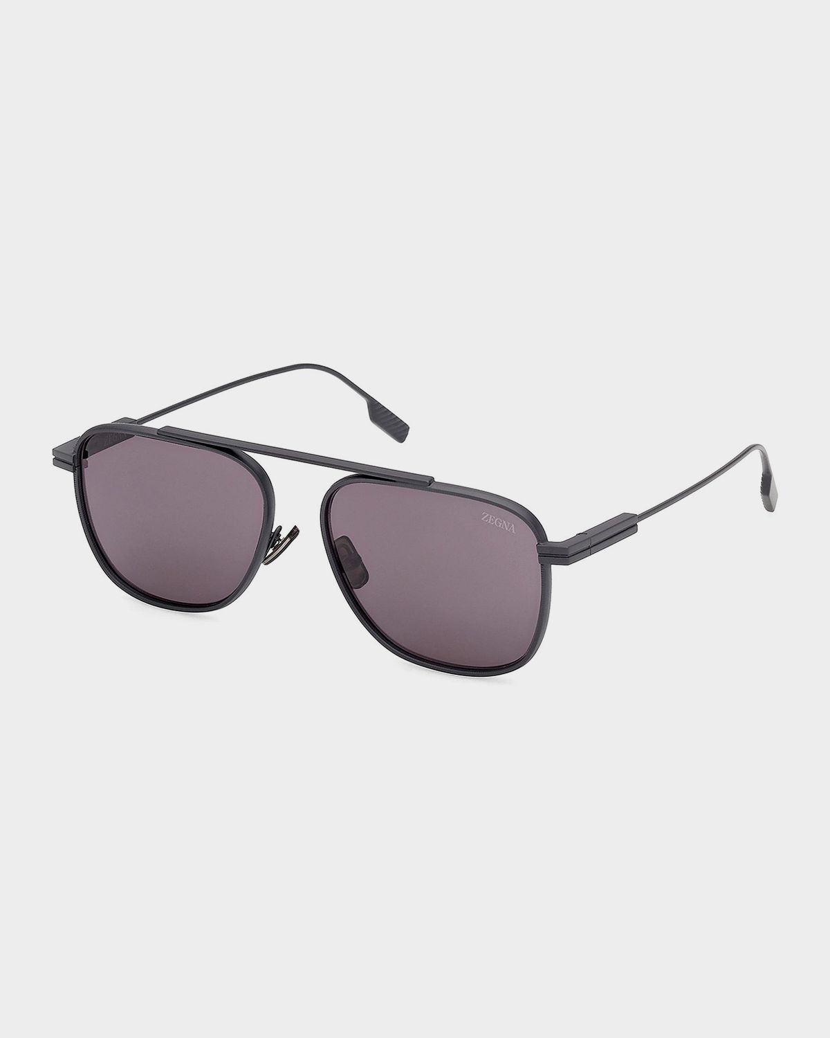 ZEGNA Orizzonte I Titanium Navigator Sunglasses