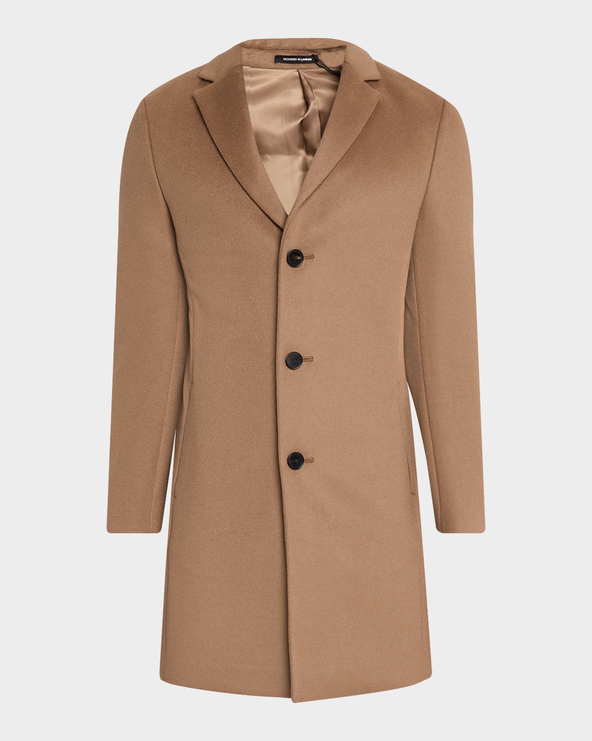 Reiss Men 's Wool-Blend Gable Topcoat