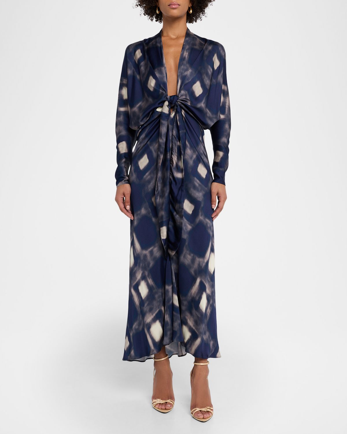 JBQ Celine Tie-Front Maxi Dress | Thumbnail 5