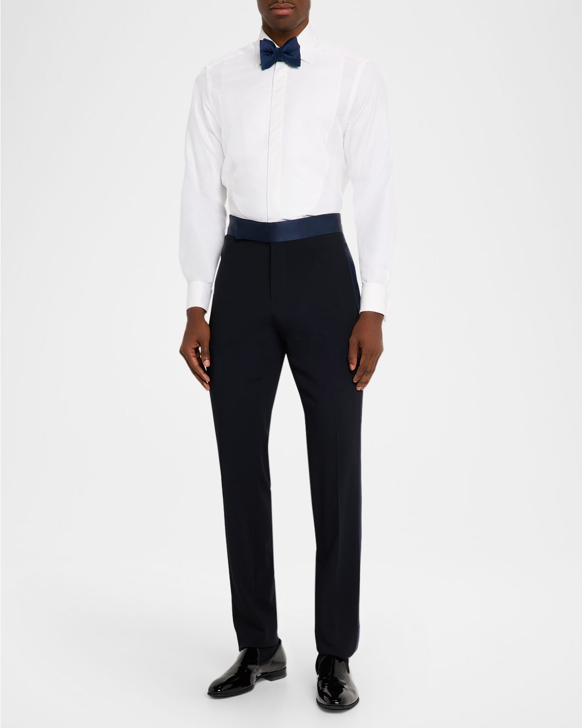 dunhill Men 's Cotton and Silk Bib-Front French Cuff Dress Shirt | Thumbnail 5 dunhill Men 's Cotton and Silk Bib-Front French Cuff Dress Shirt | Thumbnail 5