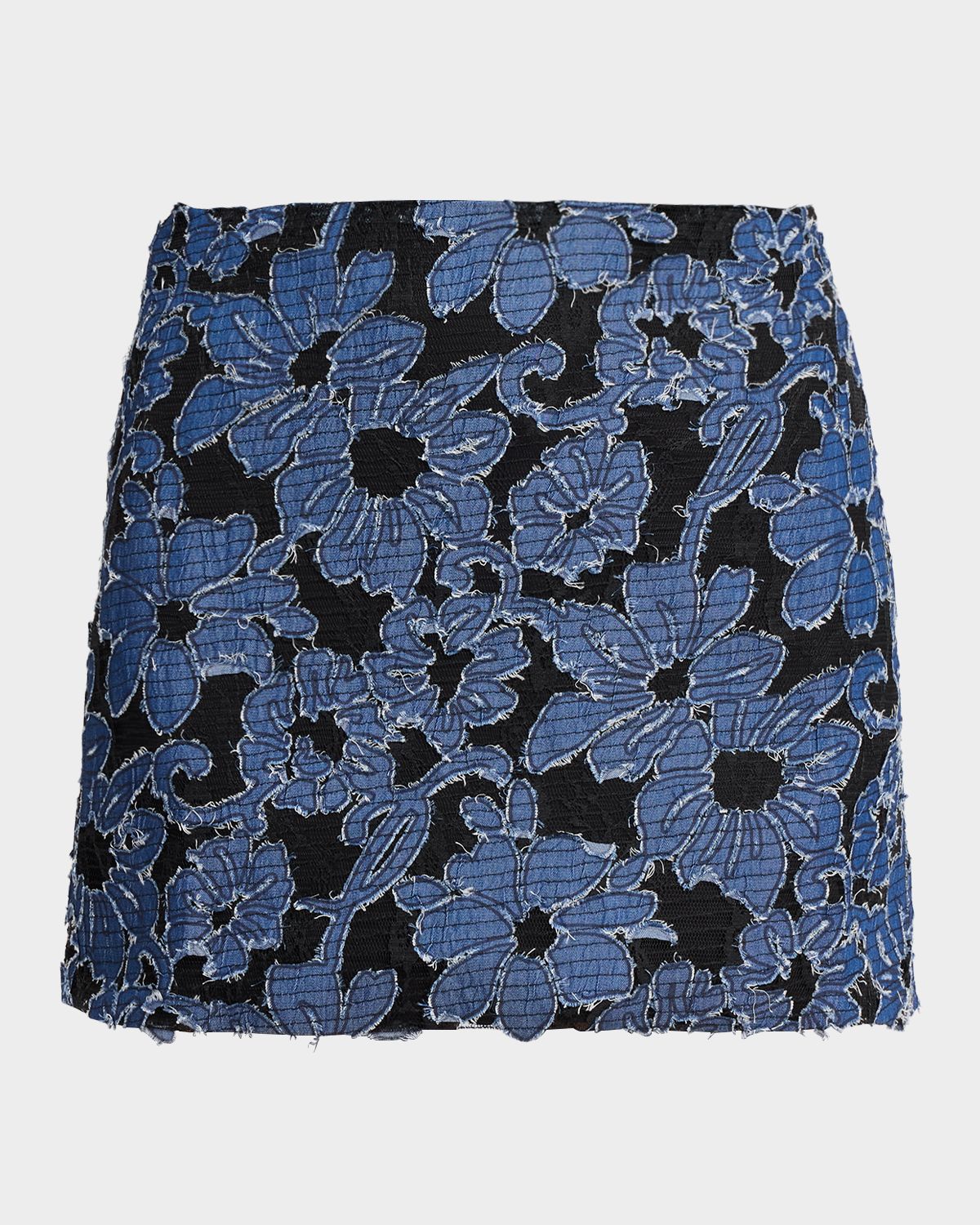 JBQ Adrienne Floral Lace Mini Skirt