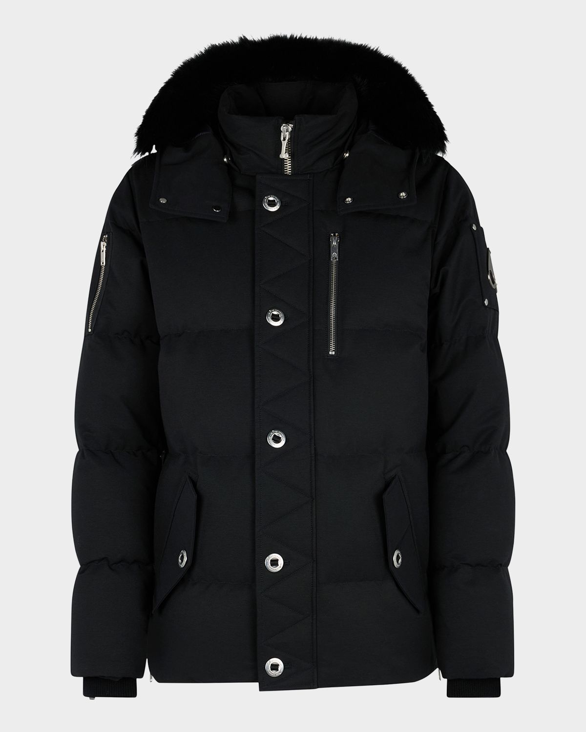 Moose Knuckles Men 's Original Shearling Trim 3Q Jacket