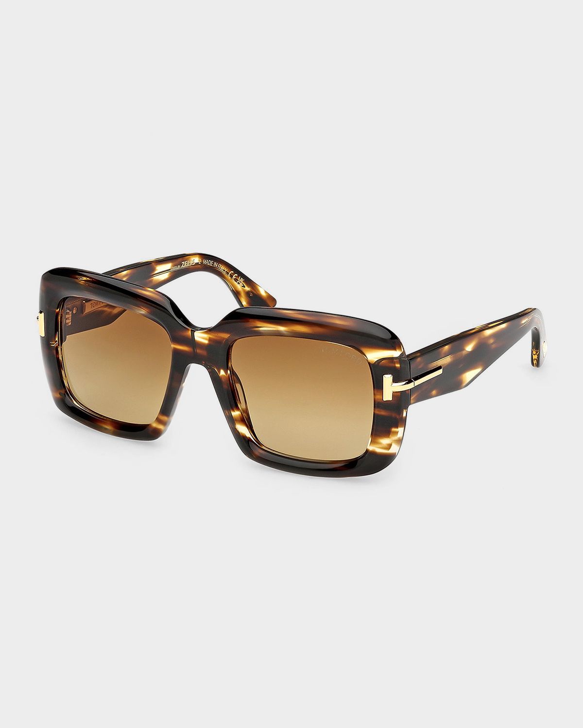 TOM FORD Icon 53mm Acetate Square Sunglasses