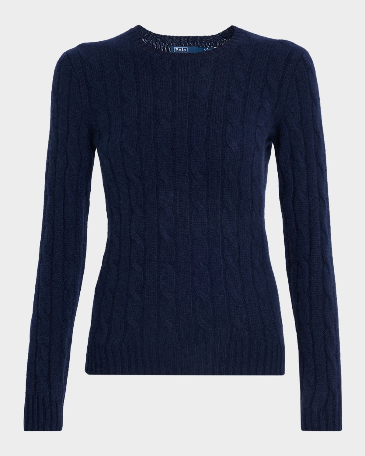 Polo Ralph Lauren Crewneck Cable-Knit Cashmere Sweater