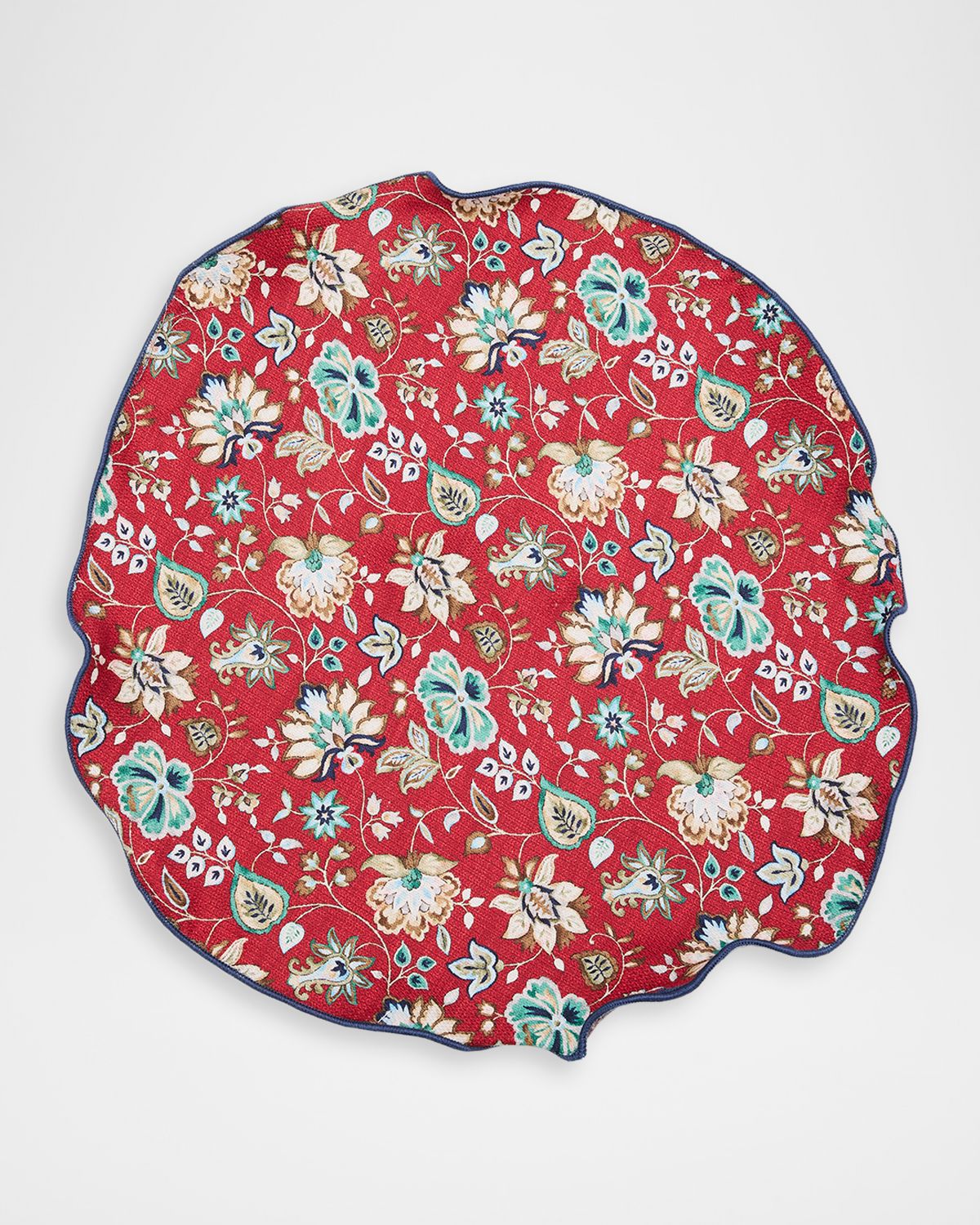 Edward Armah Men 's Reversible Floral to Geometric Silk Pocket Circle | Thumbnail 5 Edward Armah Men 's Reversible Floral to Geometric Silk Pocket Circle | Thumbnail 5