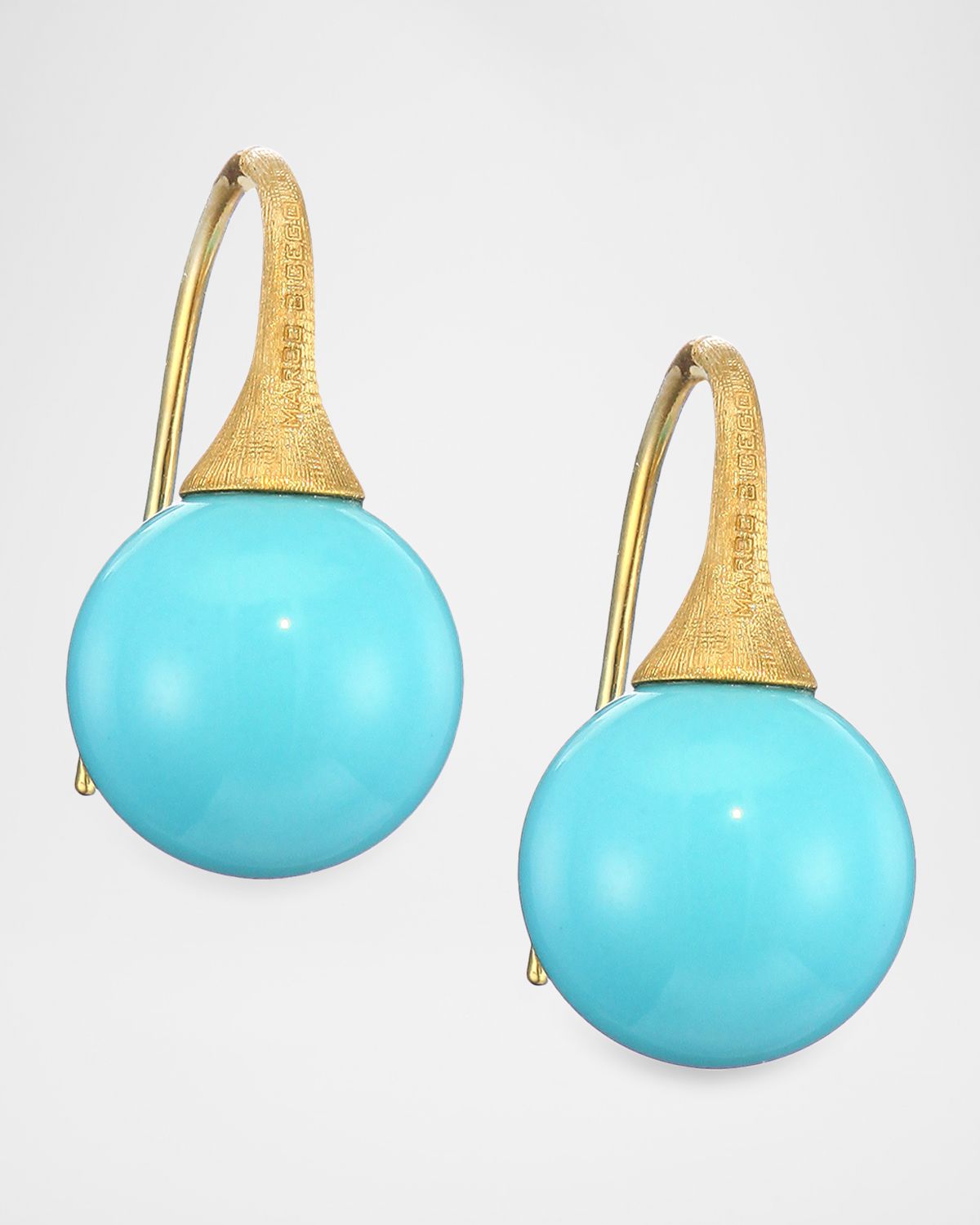 Marco Bicego 18K Gold Turquoise Earrings