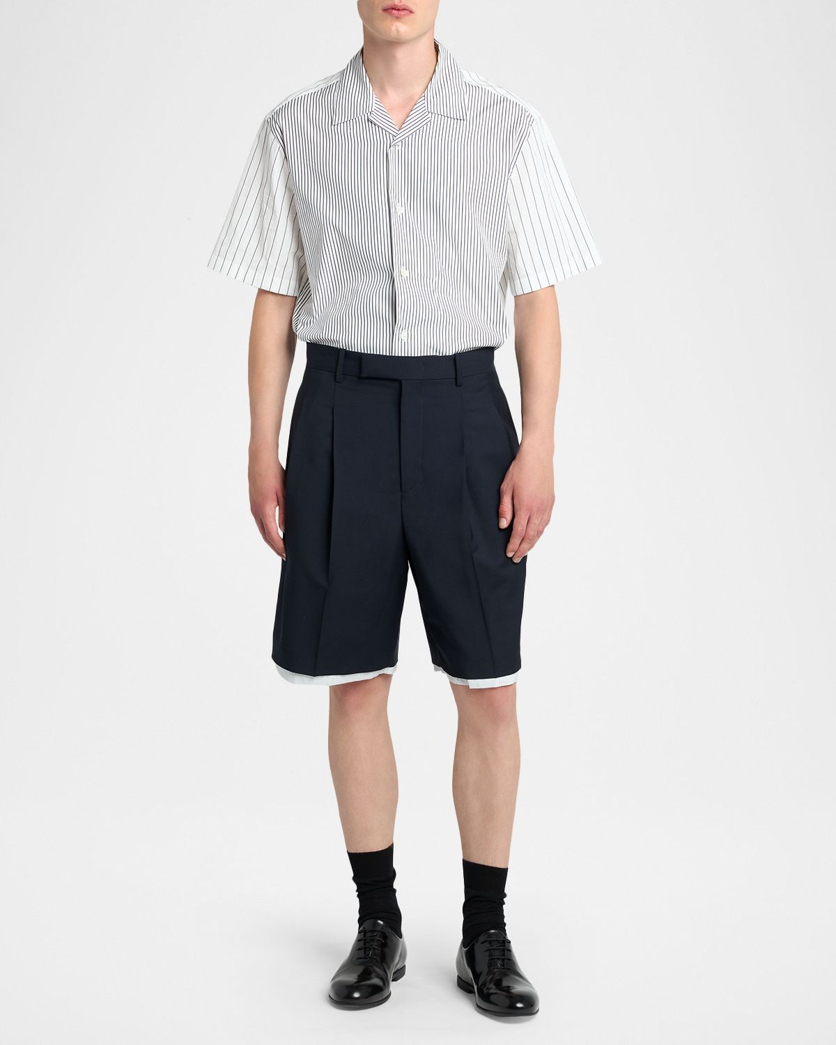 Jil Sander Men 's Wool-Mohair Trouser Shorts