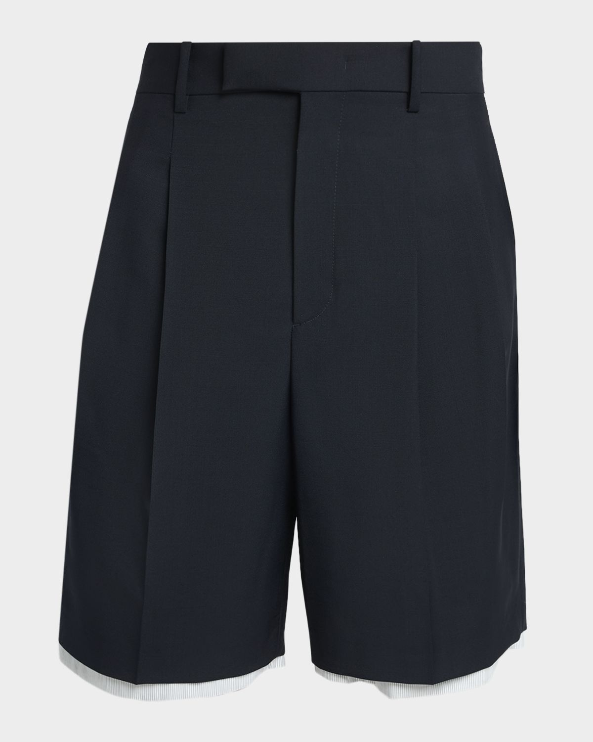 Jil Sander Men 's Wool-Mohair Trouser Shorts