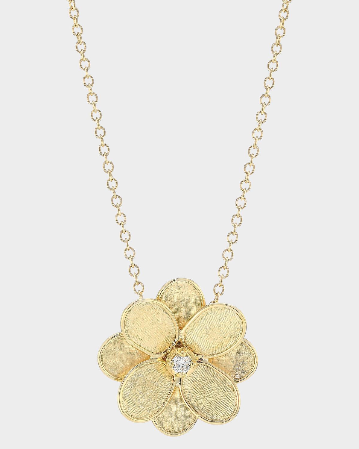 Marco Bicego 18K Gold Diamond Petali Necklace