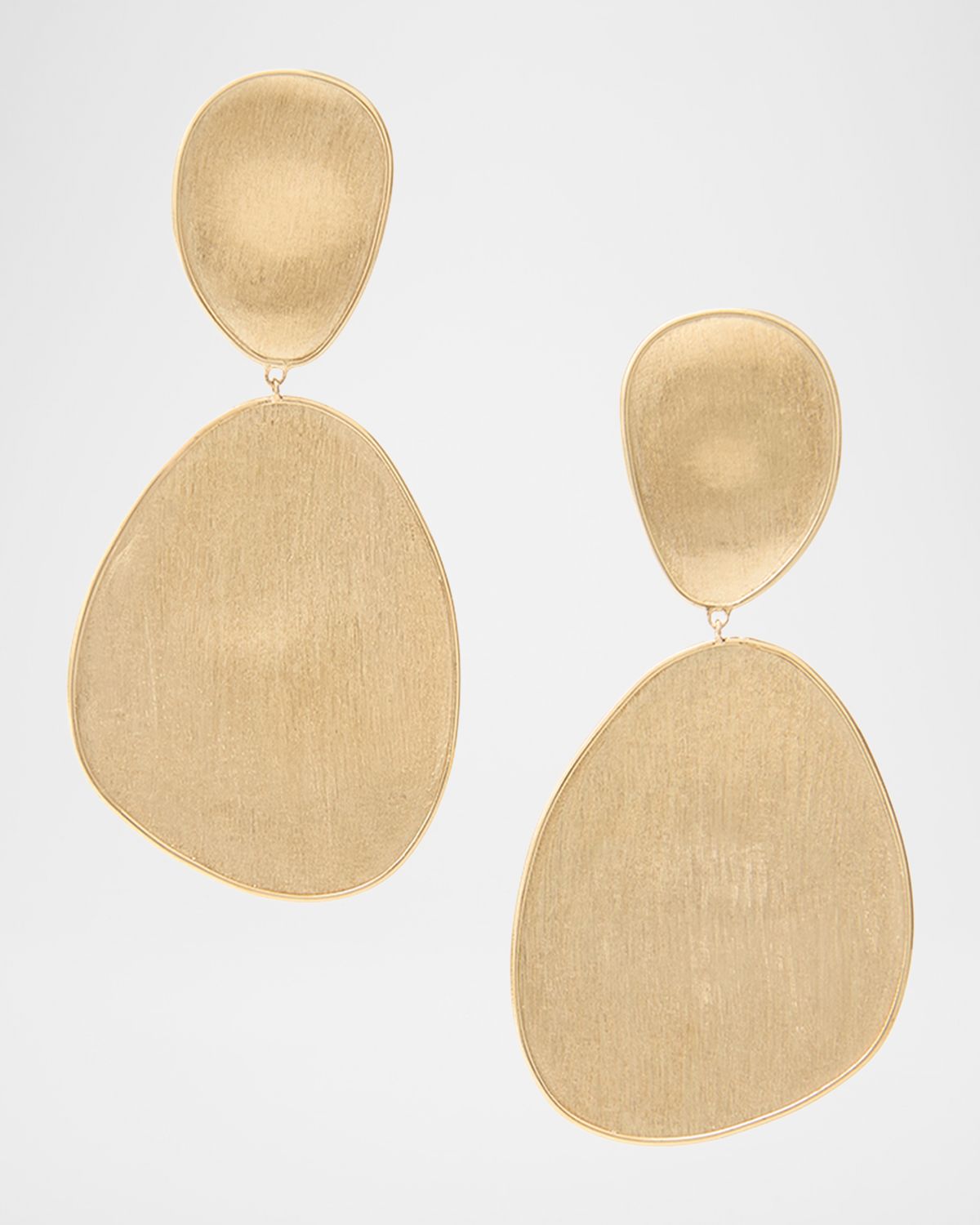 Marco Bicego Lunaria 18K Yellow Gold Double Drop Earrings