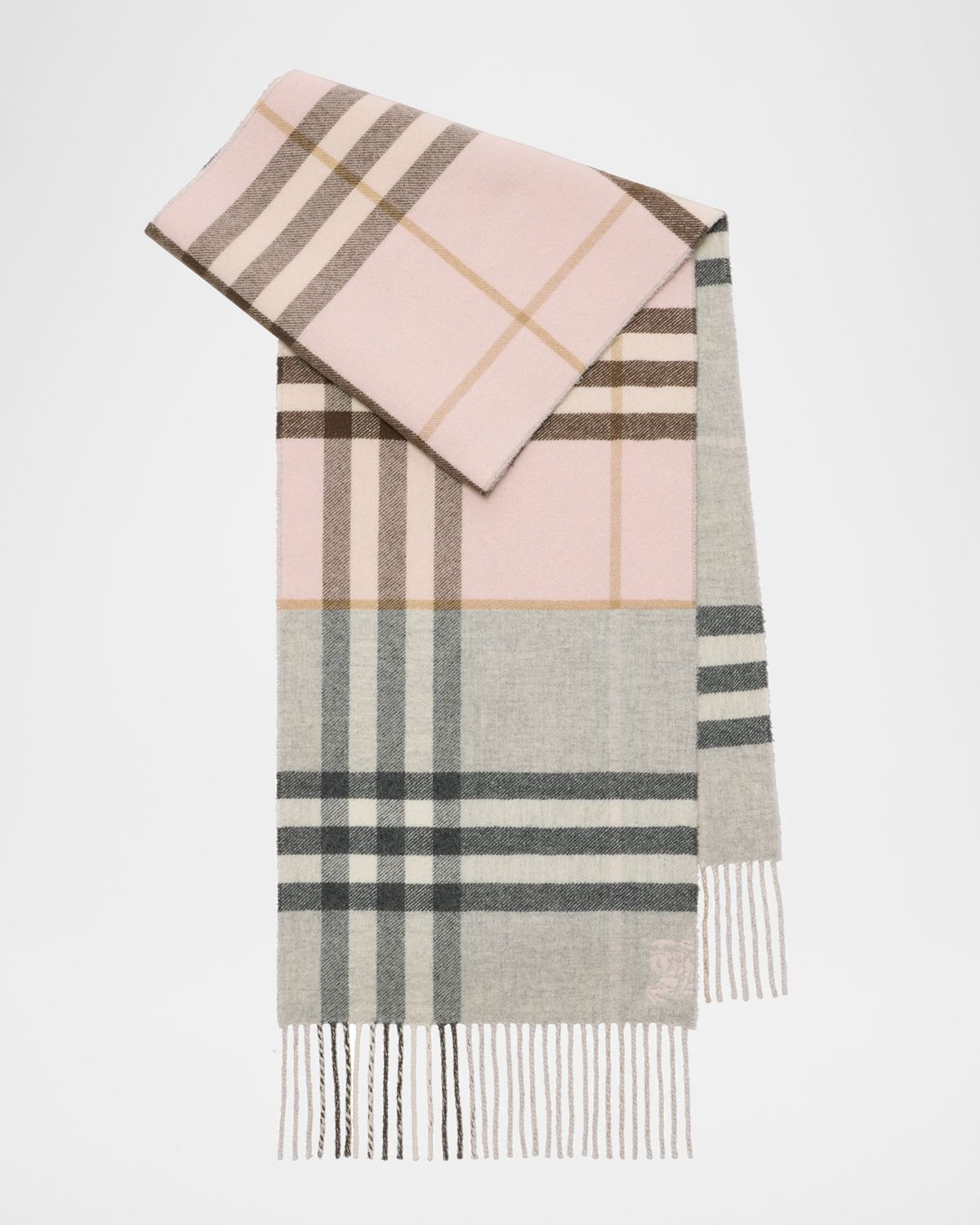 Burberry Double-Faced Cashmere EKD Scarf