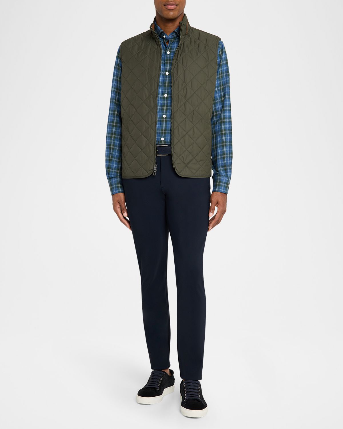 Peter Millar Men 's Essex Quilted Stand-Collar Vest | Thumbnail 5 Peter Millar Men 's Essex Quilted Stand-Collar Vest | Thumbnail 5