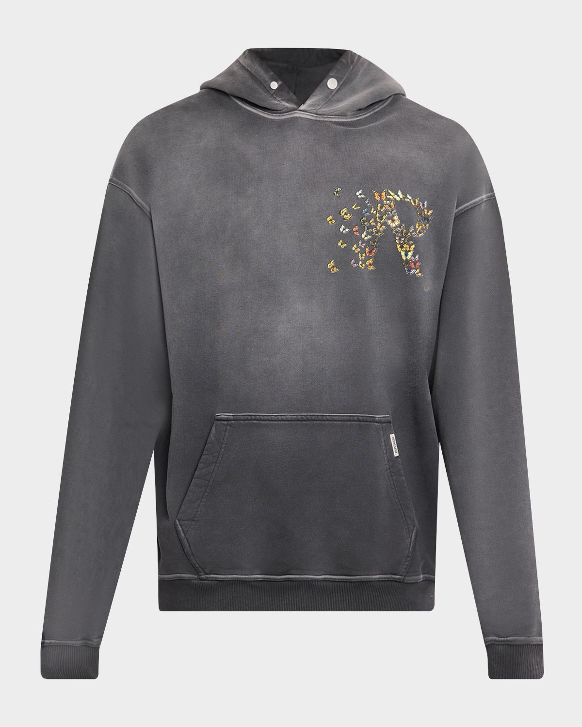 REPRESENT Men 's Butterfly Initial Cotton Hoodie