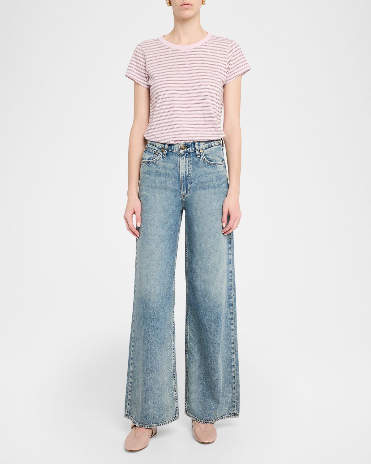 Rag & Bone Featherweight Sofie Wide-Leg Jeans