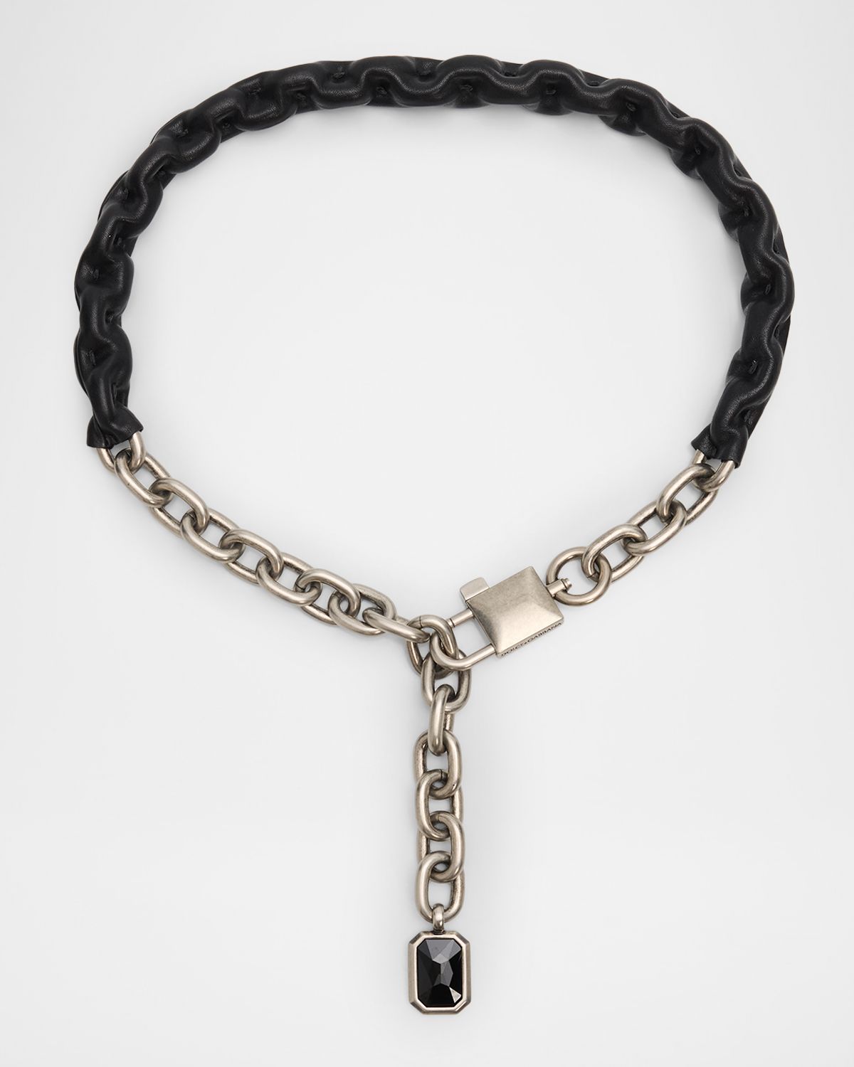 Dolce & Gabbana Brass and Calfskin Belt