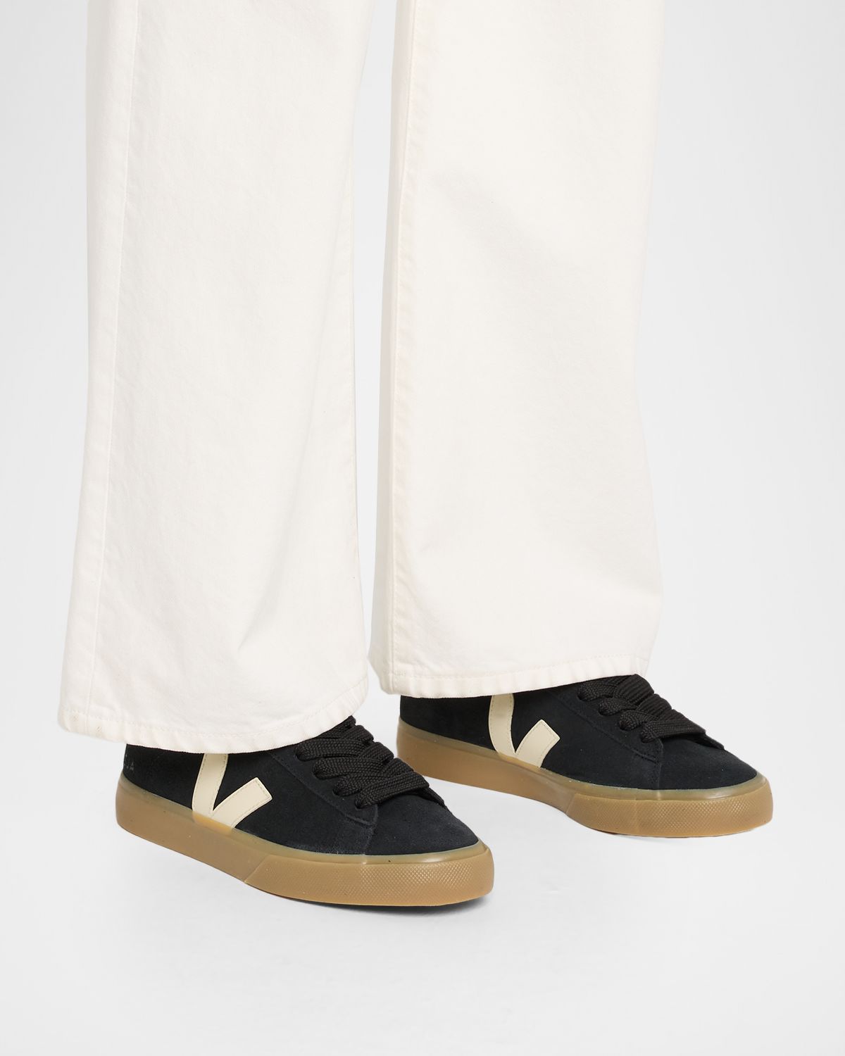 VEJA Campo Bold Bicolor Leather Low-Top Sneakers | Thumbnail 6