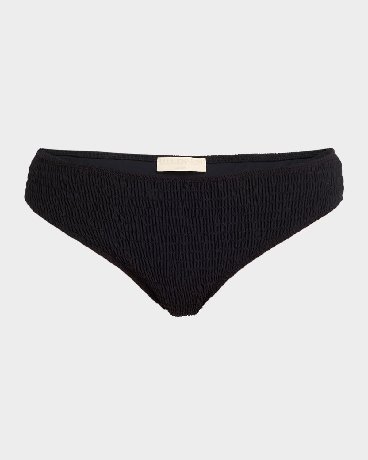 Ulla Johnson Marseille Smocked Bikini Bottoms
