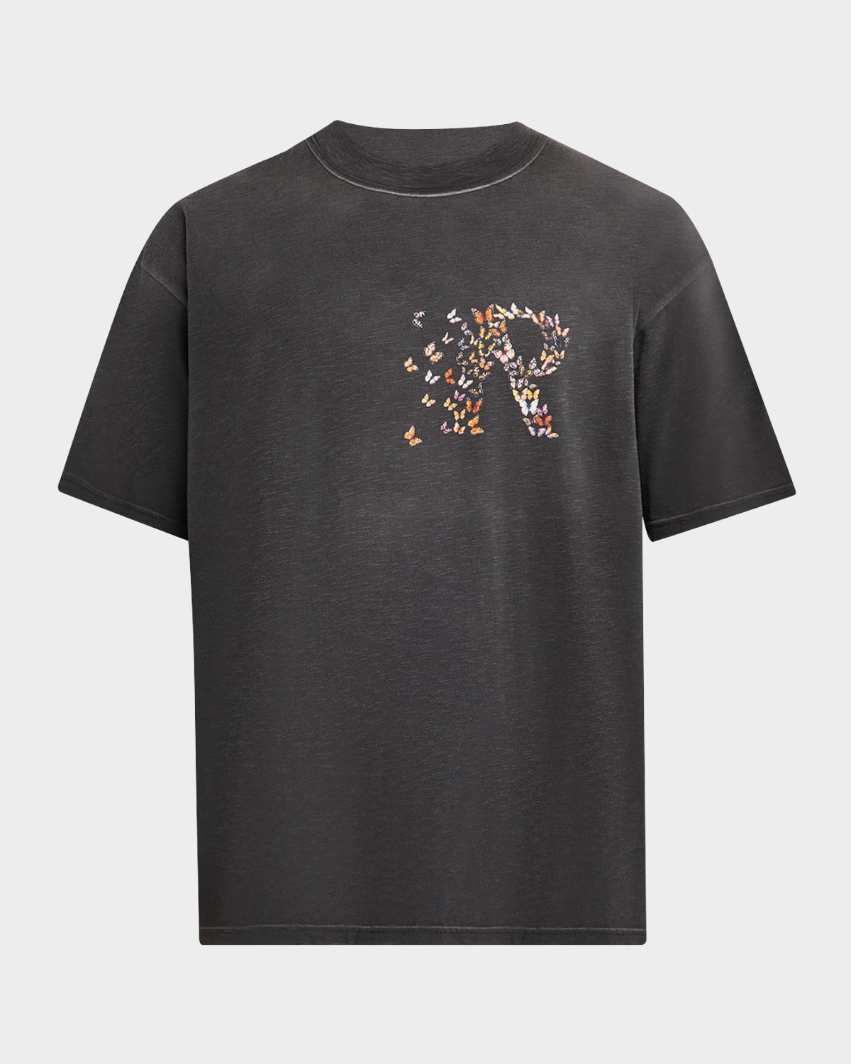 REPRESENT Men 's Monarch Logo Cotton Boxy Fit T-Shirt