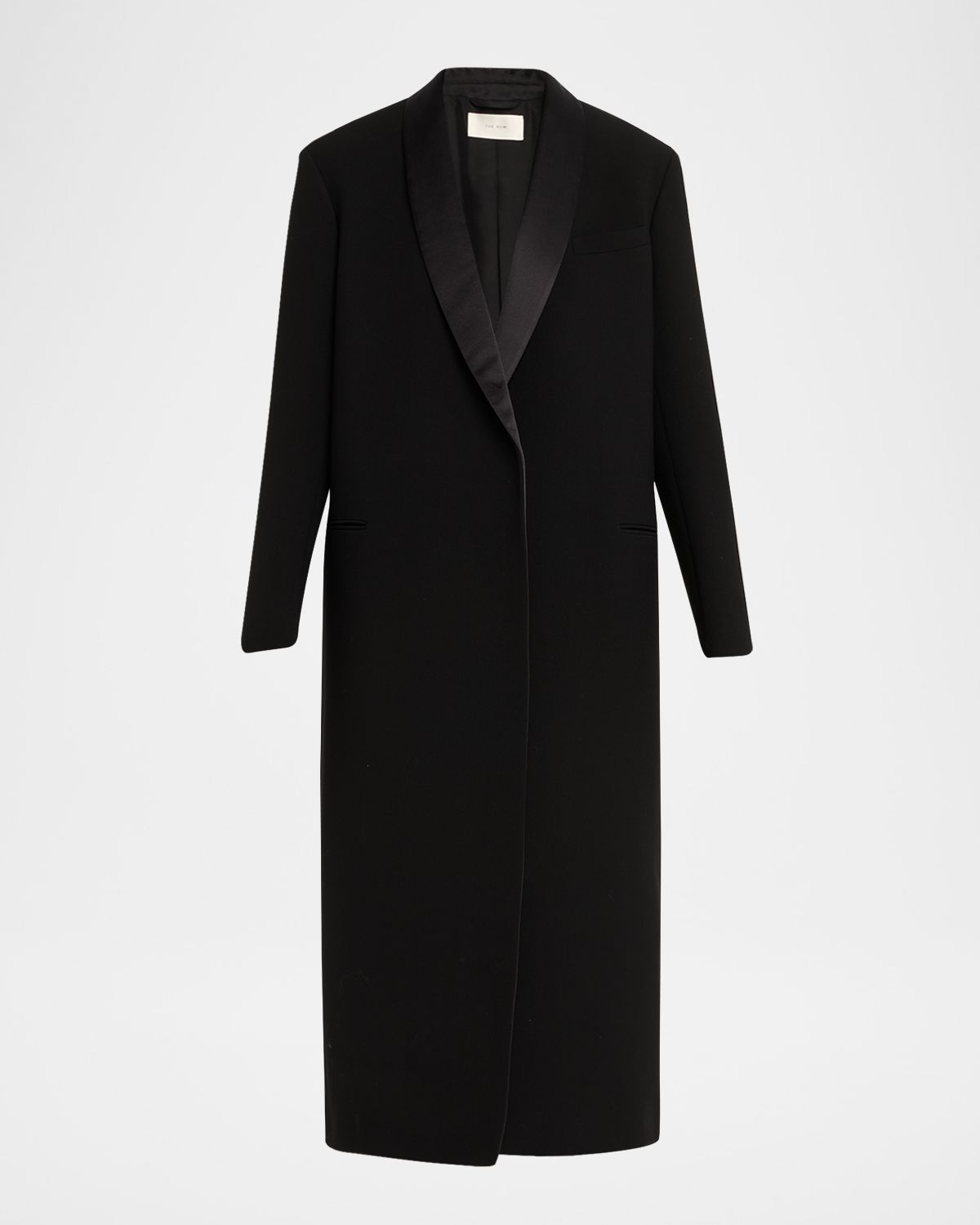 THE ROW Erdene Single-Breasted Wool Long Coat | Thumbnail 6 THE ROW Erdene Single-Breasted Wool Long Coat | Thumbnail 6