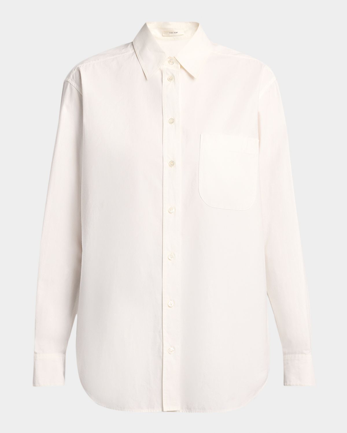 THE ROW Gavina Cotton Poplin Button-Down Shirt