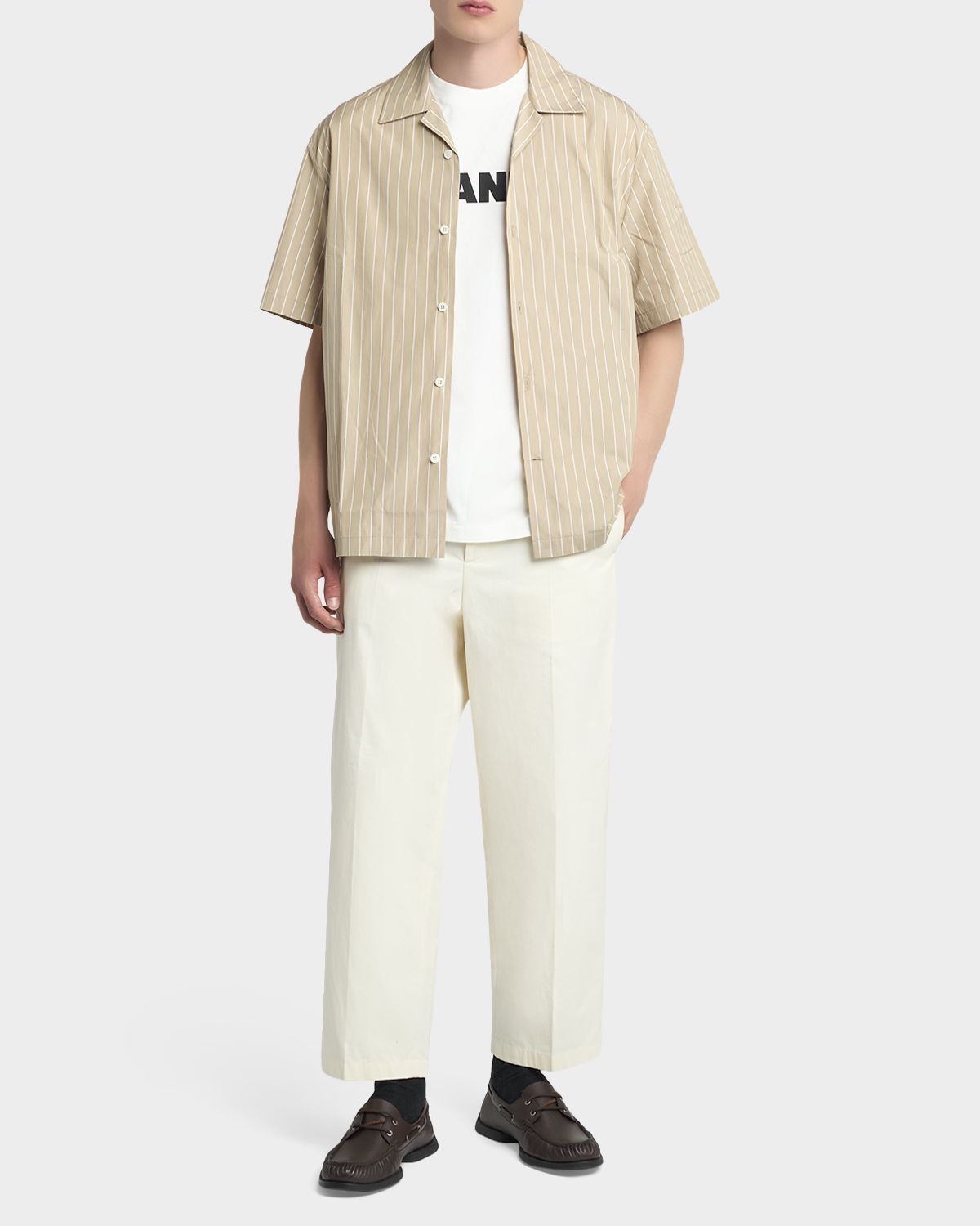 Jil Sander en 's Logo-Print Cotton T-Shirt