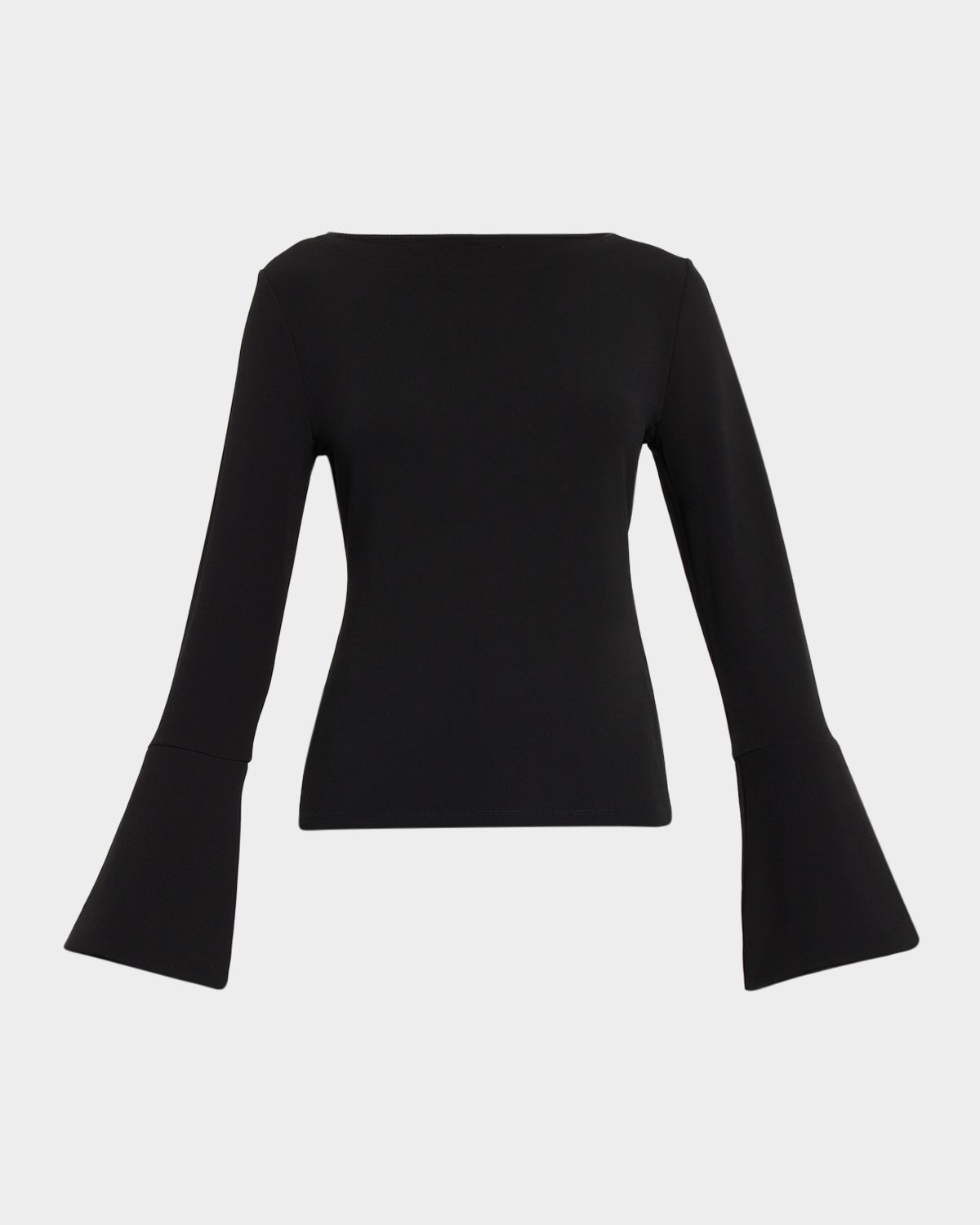 Emporio Armani Bateau-Neck Crepe Viscose Jersey Top