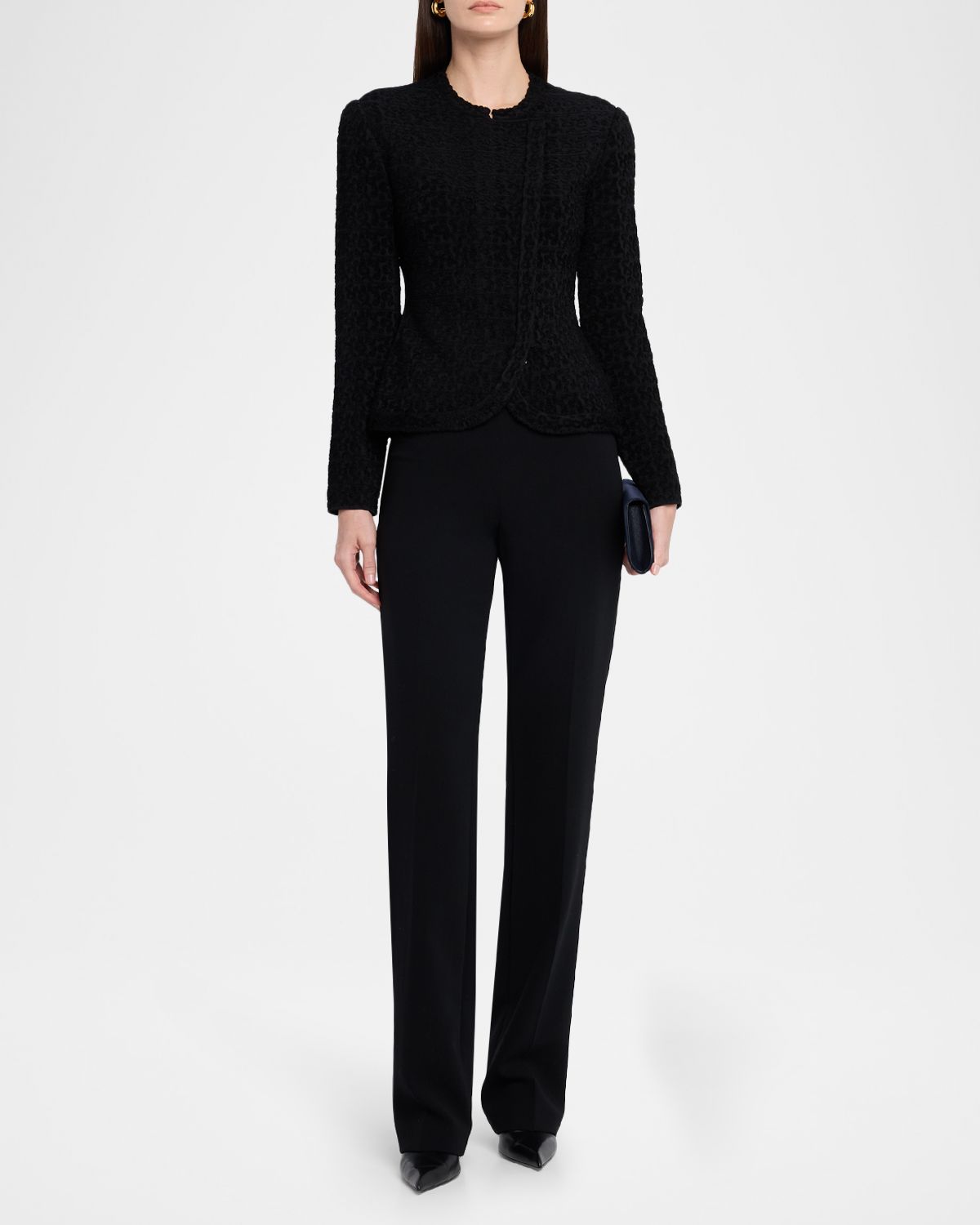 Emporio Armani Abstract Jacquard Blazer | Thumbnail 5 Emporio Armani Abstract Jacquard Blazer | Thumbnail 5