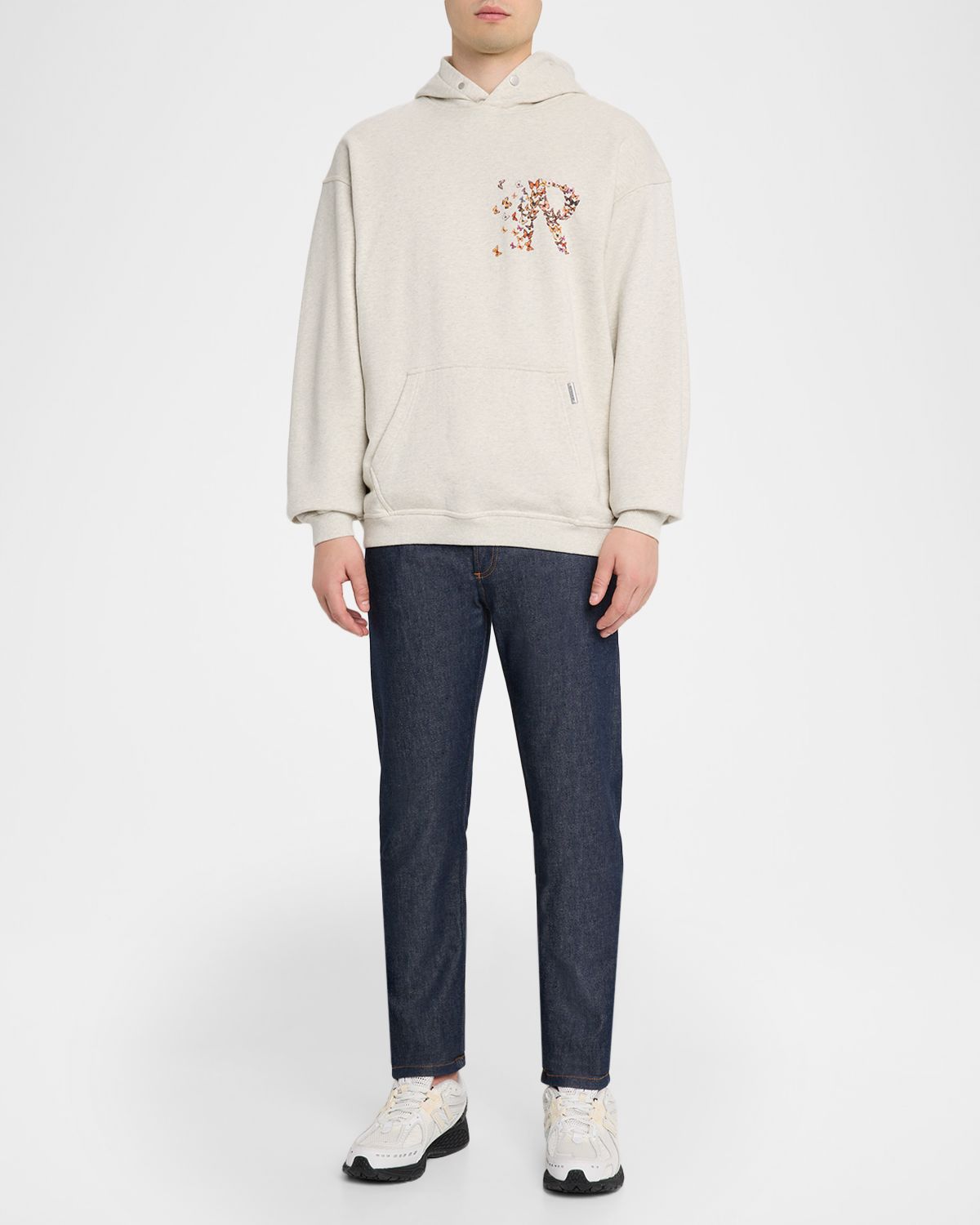 REPRESENT Men 's Butterfly Initial Cotton Hoodie