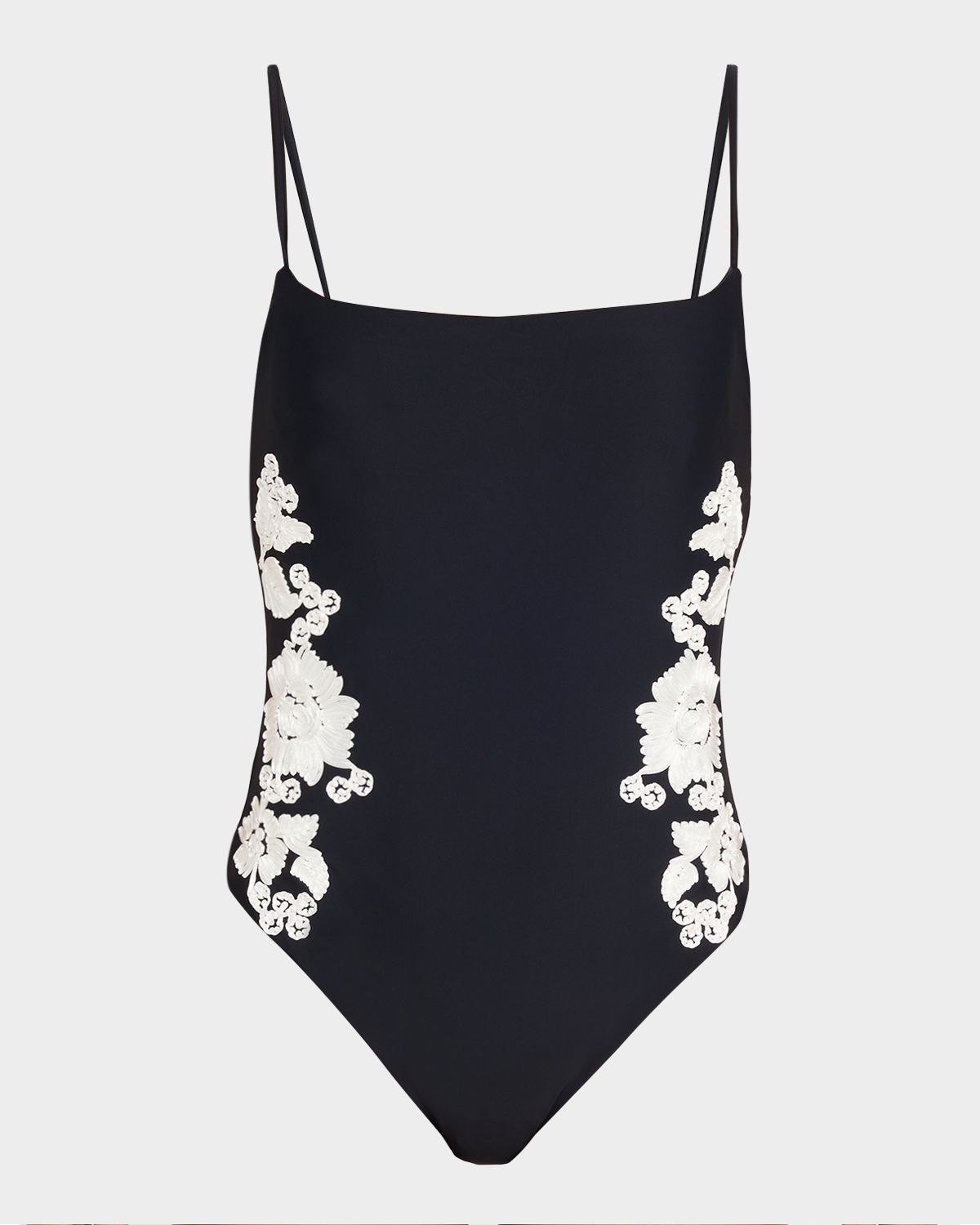 SIMKHAI Juniper Embroidered One-Piece Swimsuit