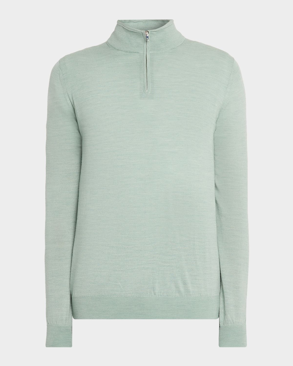 Reiss en 's Blackhall erino Wool Funnel Neck Half-Zip Sweater | Thumbnail 6 Reiss en 's Blackhall erino Wool Funnel Neck Half-Zip Sweater | Thumbnail 6