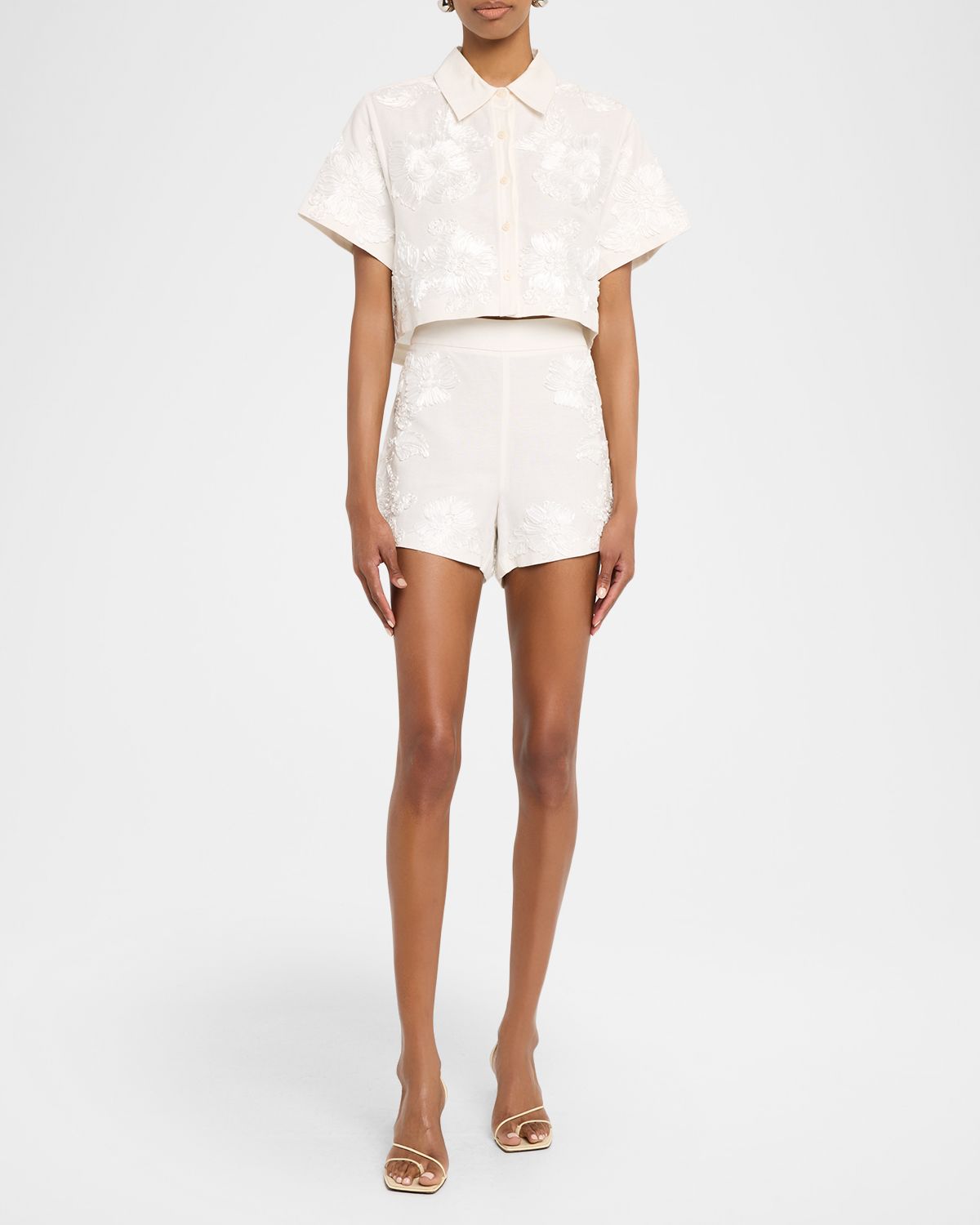 SIMKHAI Sammie Floral Shorts