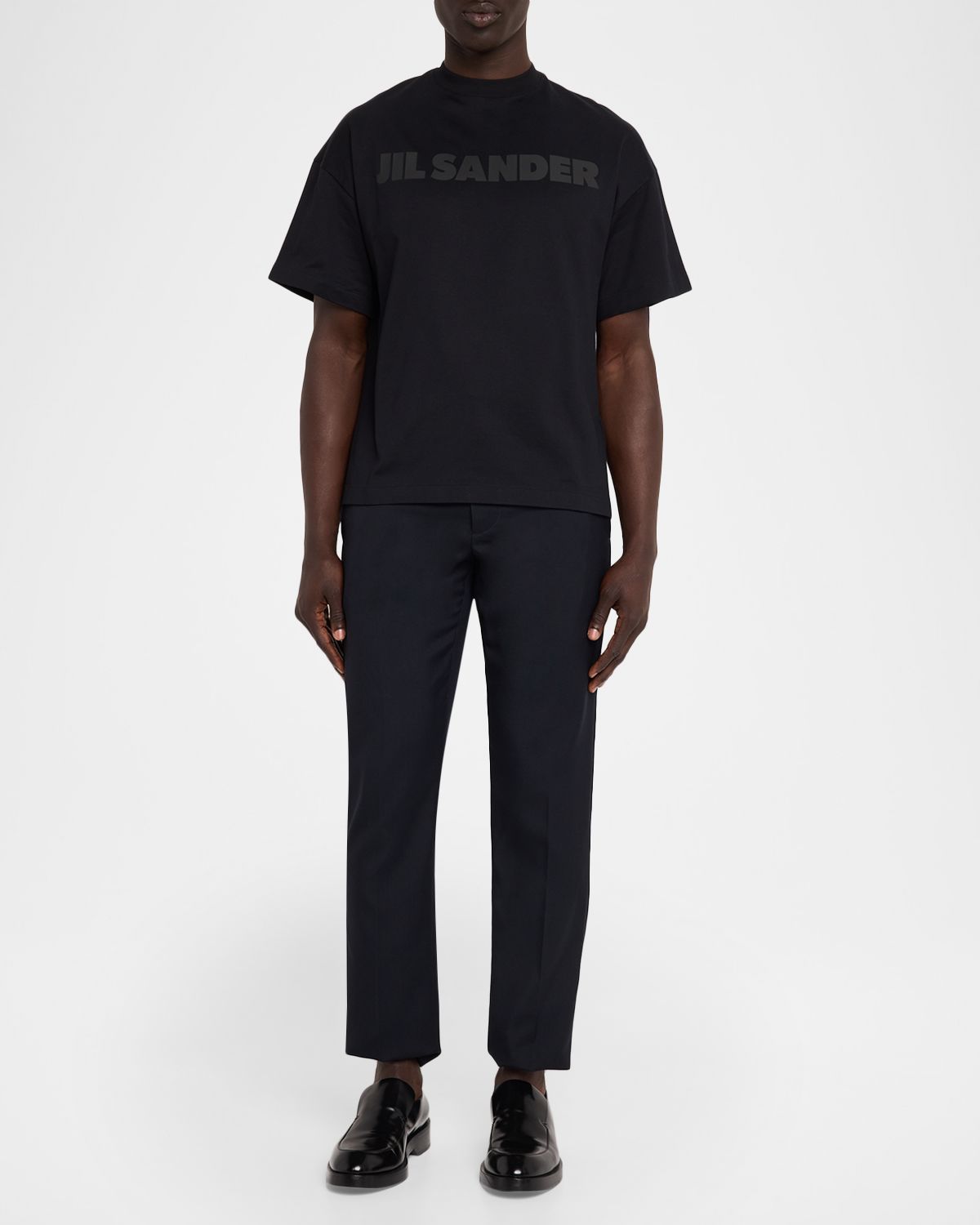 Jil Sander en 's Tonal Logo Short-Sleeve Cotton T-Shirt